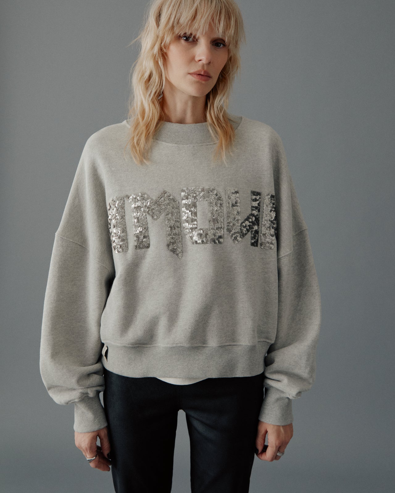 The Grey Amour Sweater