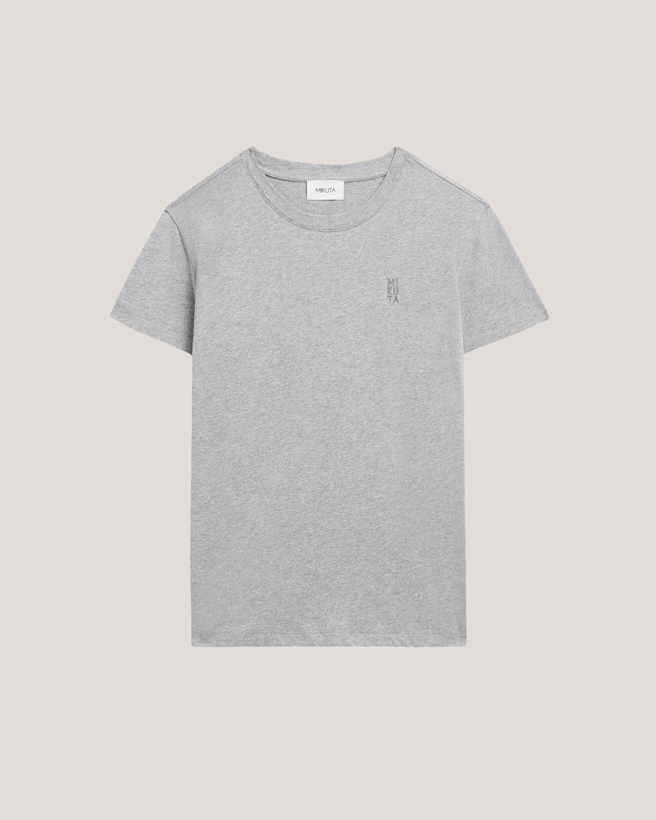 The Grey Melange Regular Cotton T-Shirt