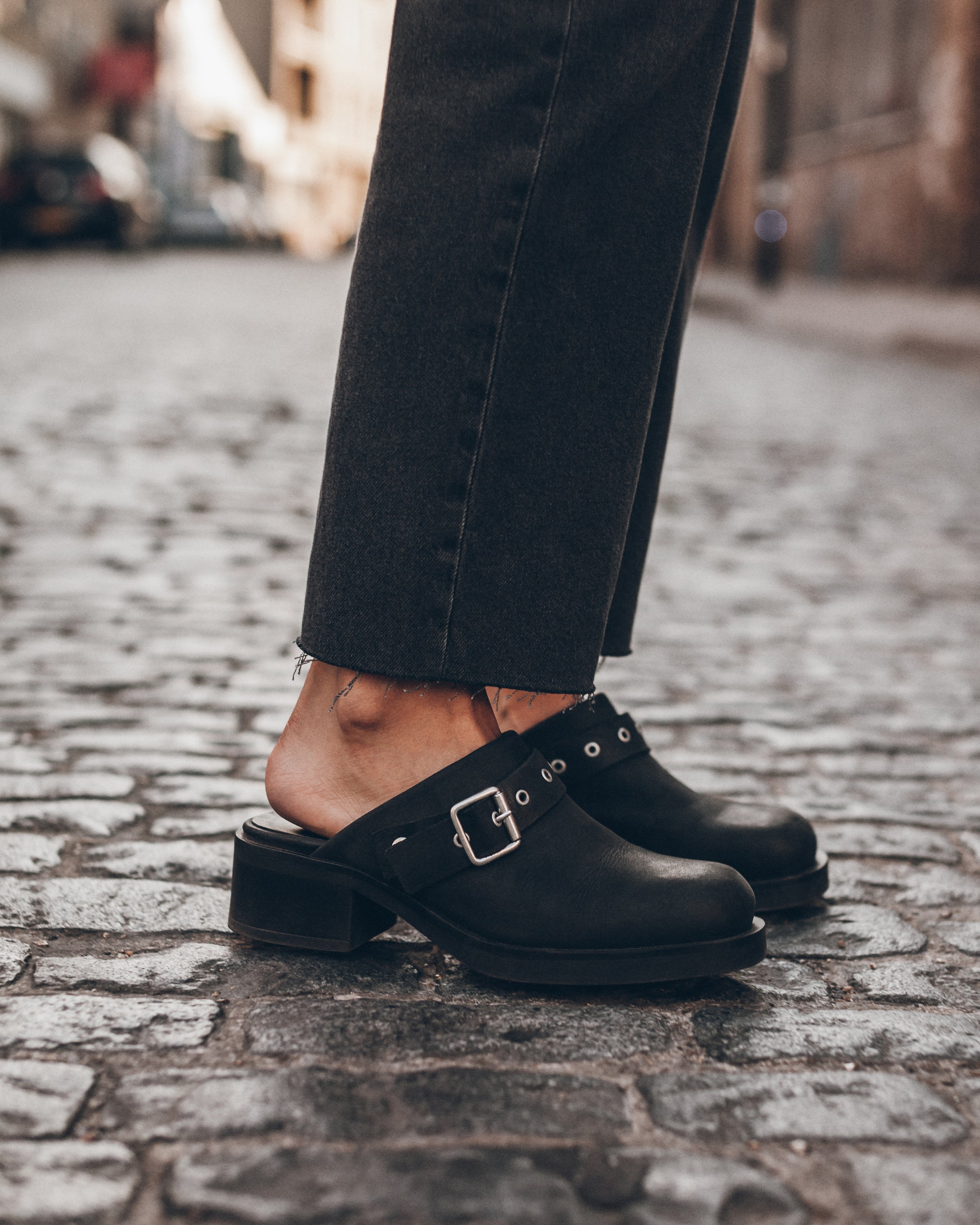 The Leather Heeled Mules