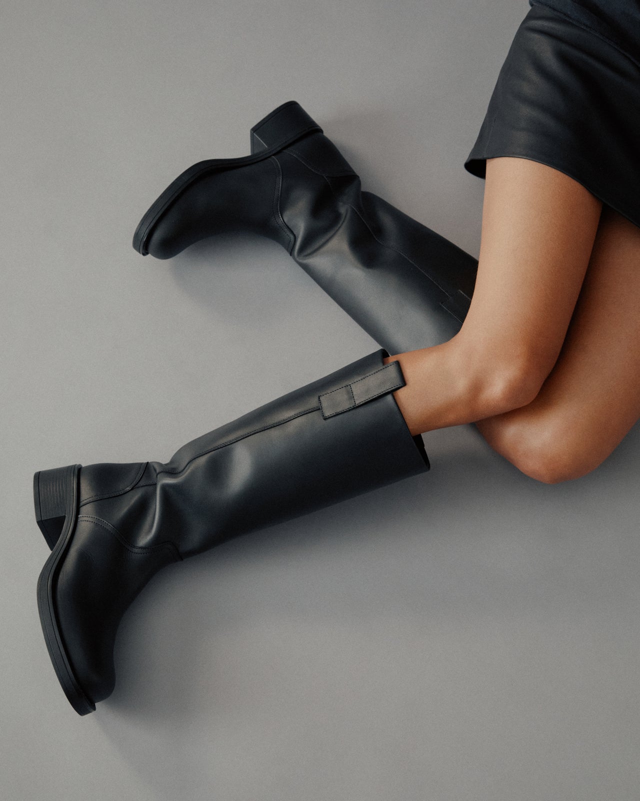 The Leather Long Boots