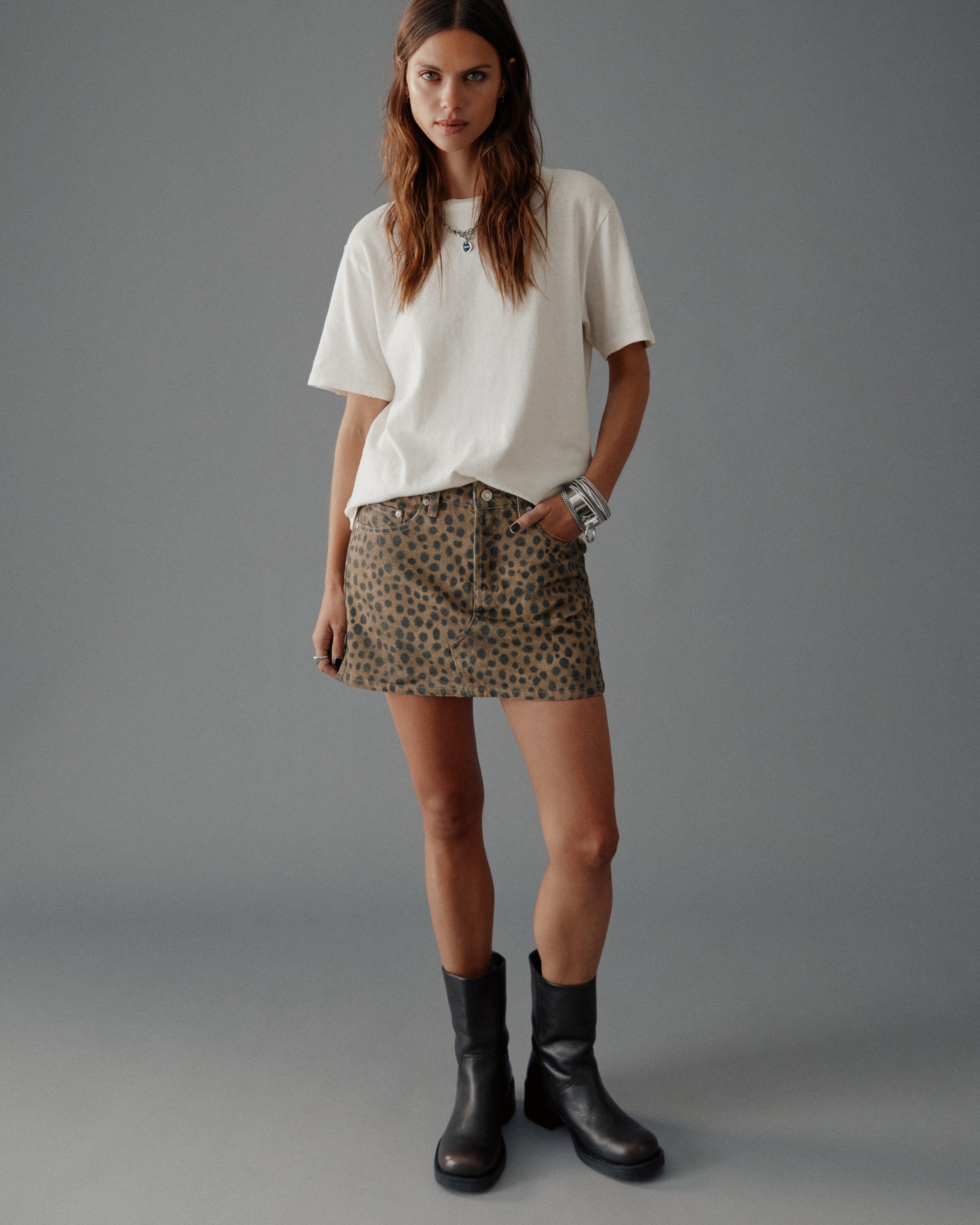 The Leo Denim Skirt