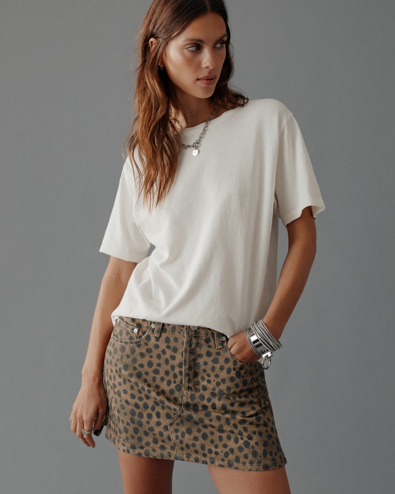 The Off White Dry Cotton Vintage T-Shirt