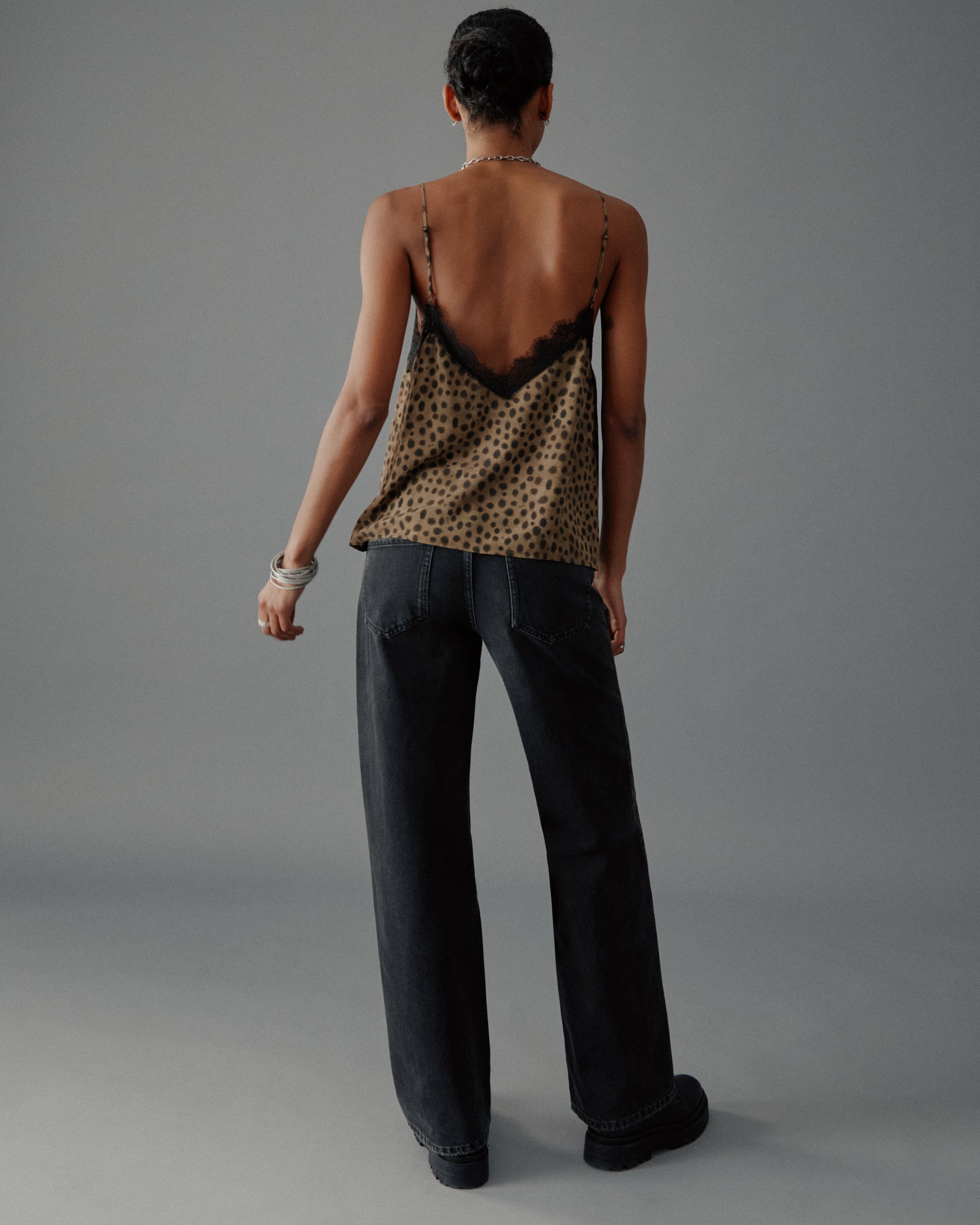The Leo Laced Slip Top