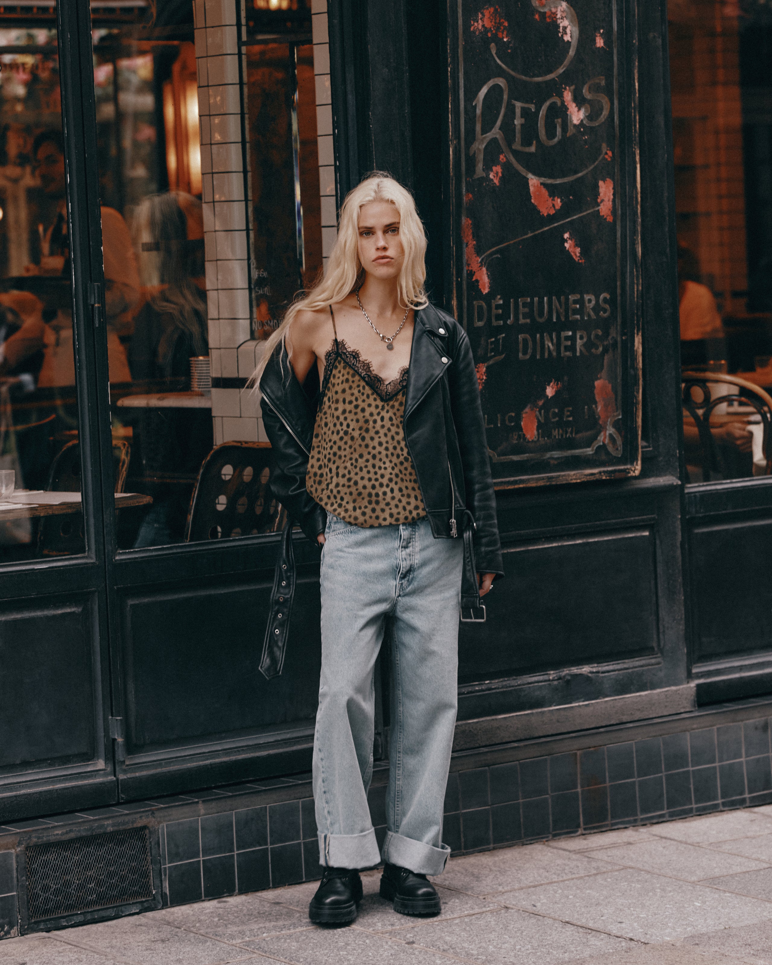 The Leo Laced Slip Top