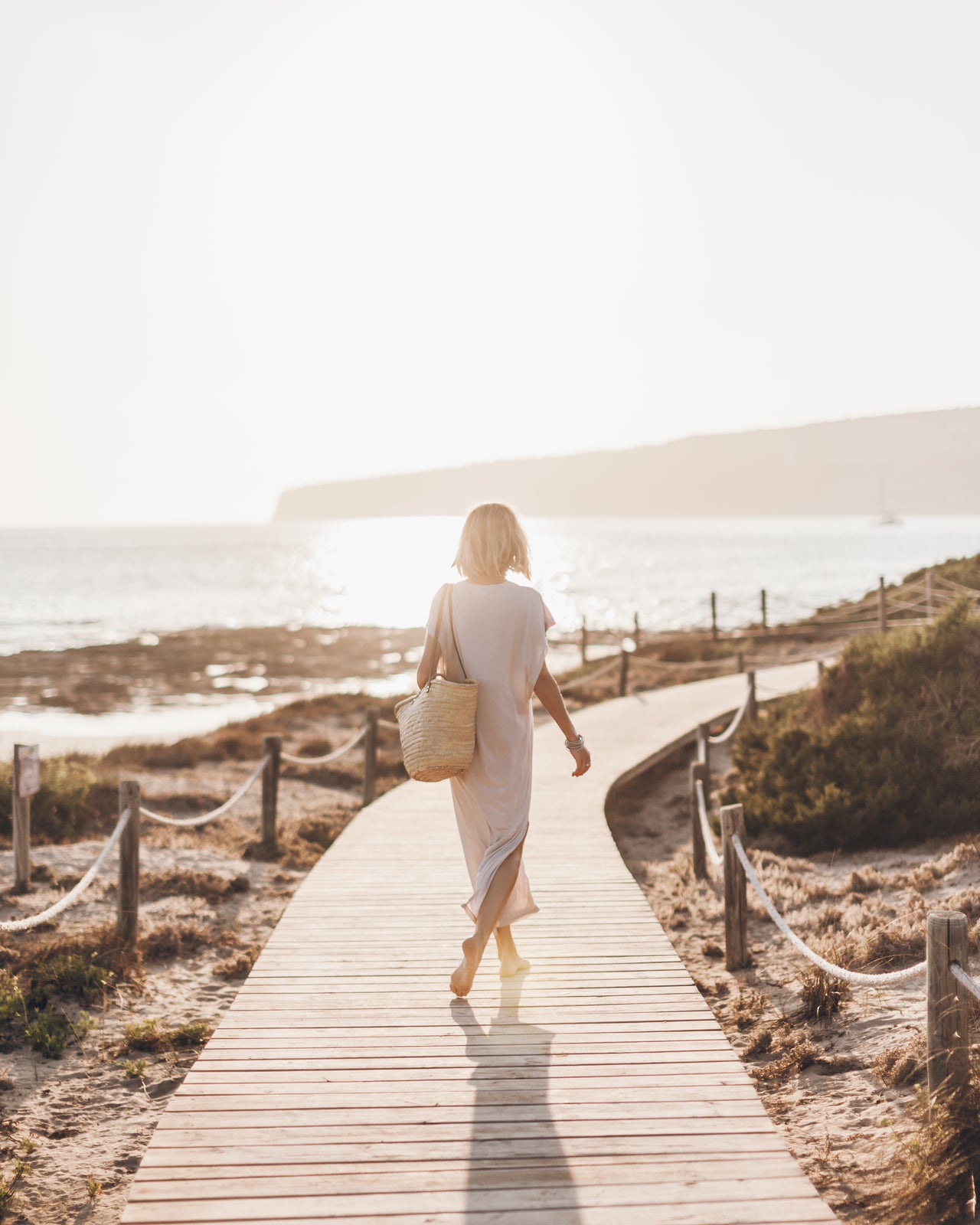 The Light Long Batwing Dress