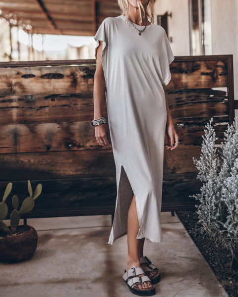 MIKUTA | The Light Long Batwing Dress XS