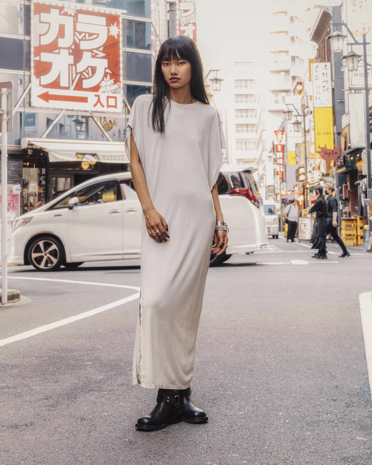 The Light Long Batwing Dress