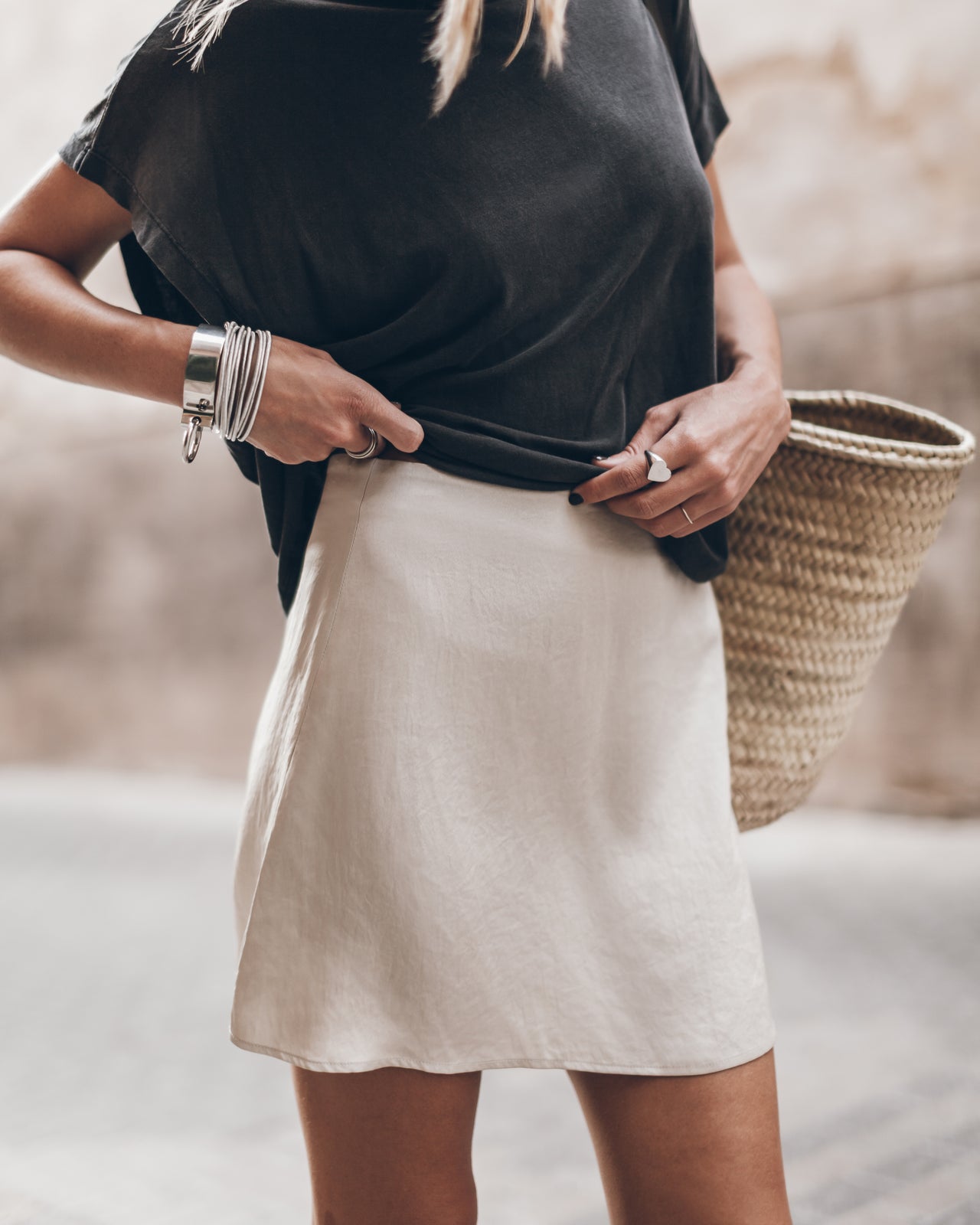 The Light Short Slip Skirt