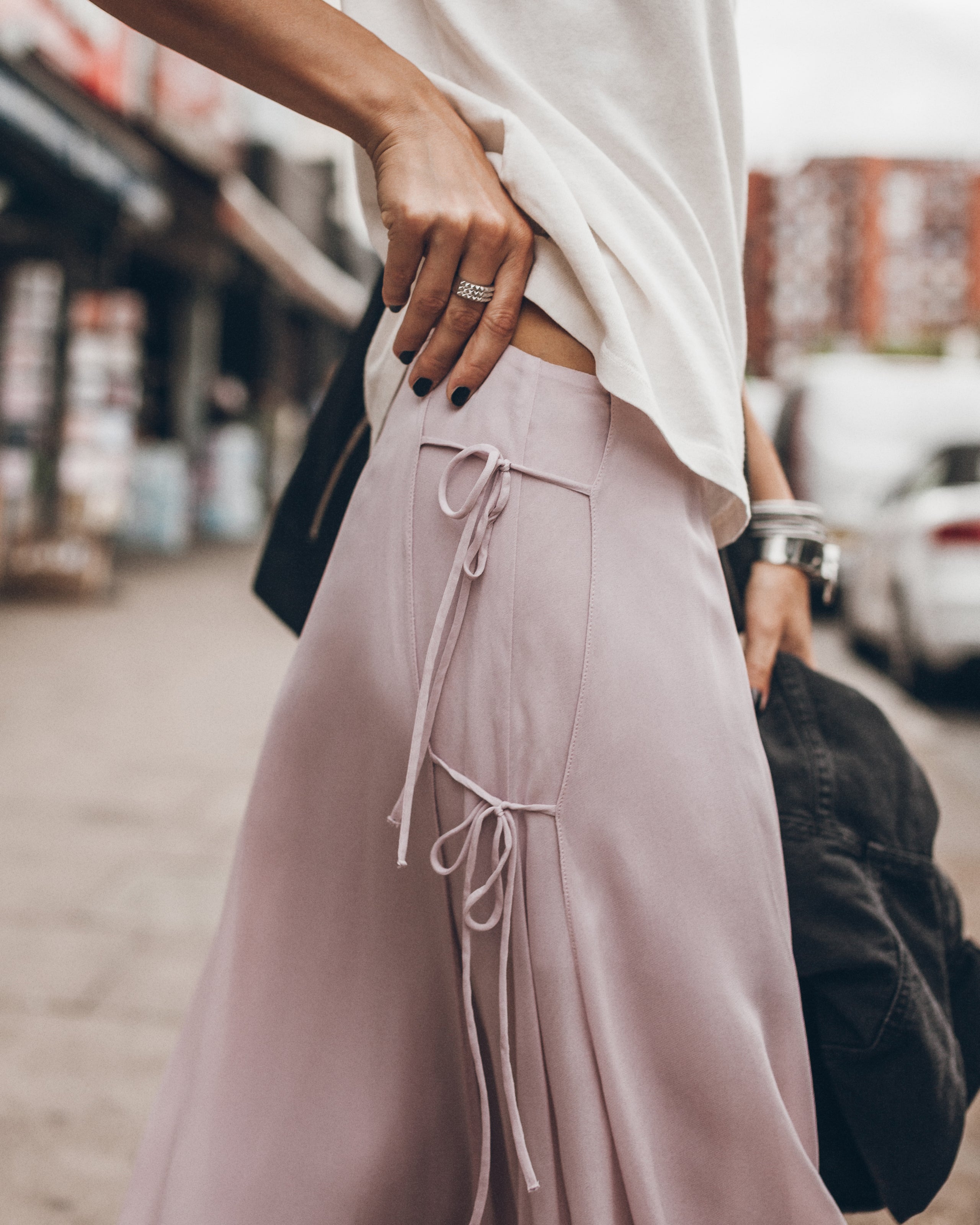 The Light Pink Chiffon Skirt