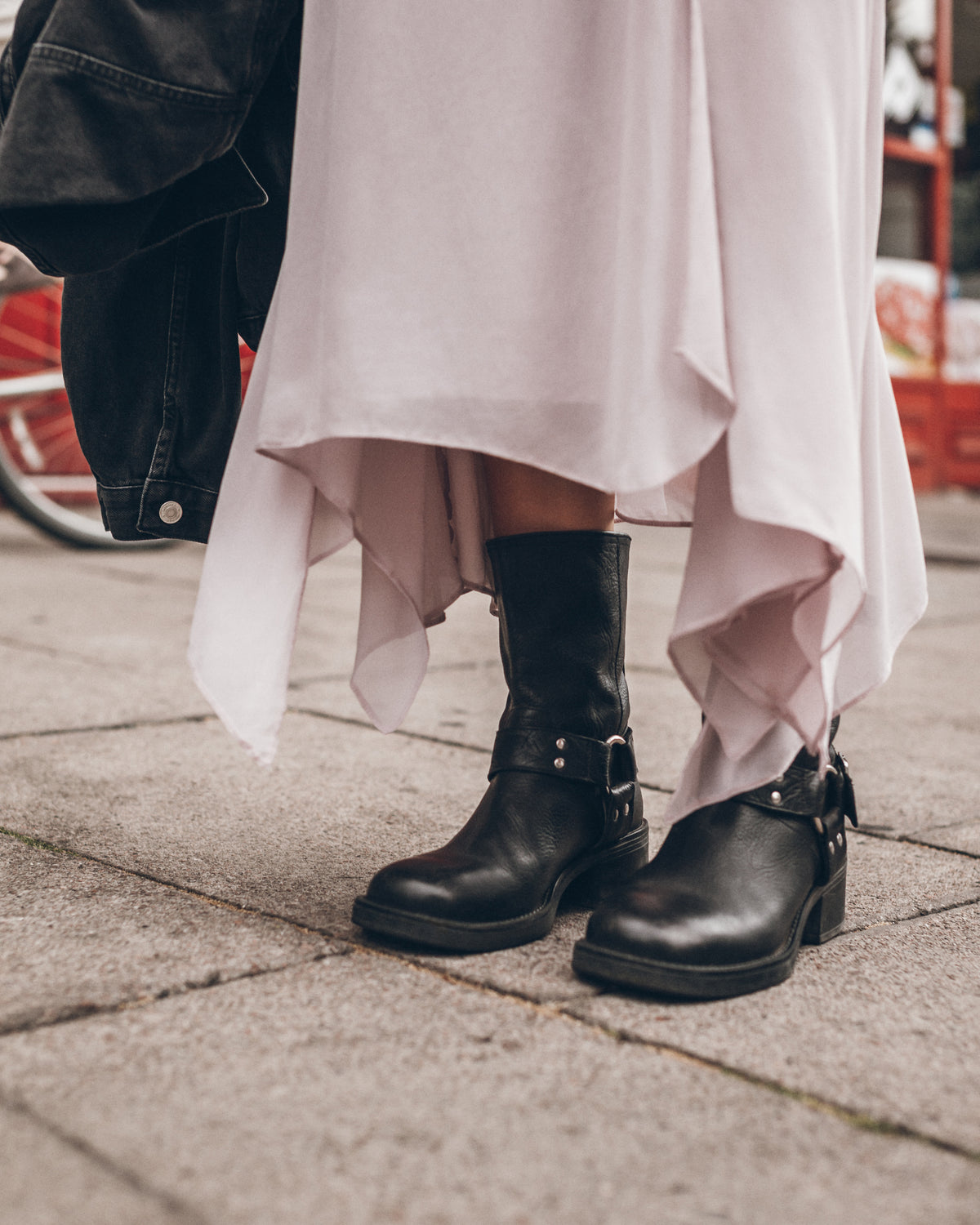 The Black Buckle Boots