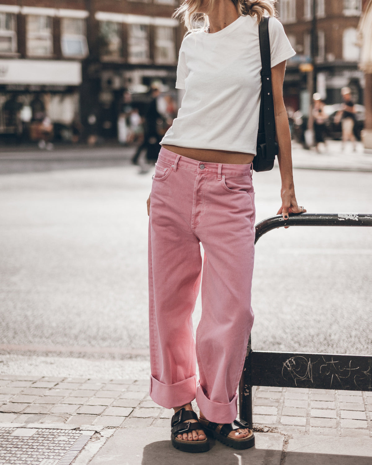 The Pink Baggy Jeans