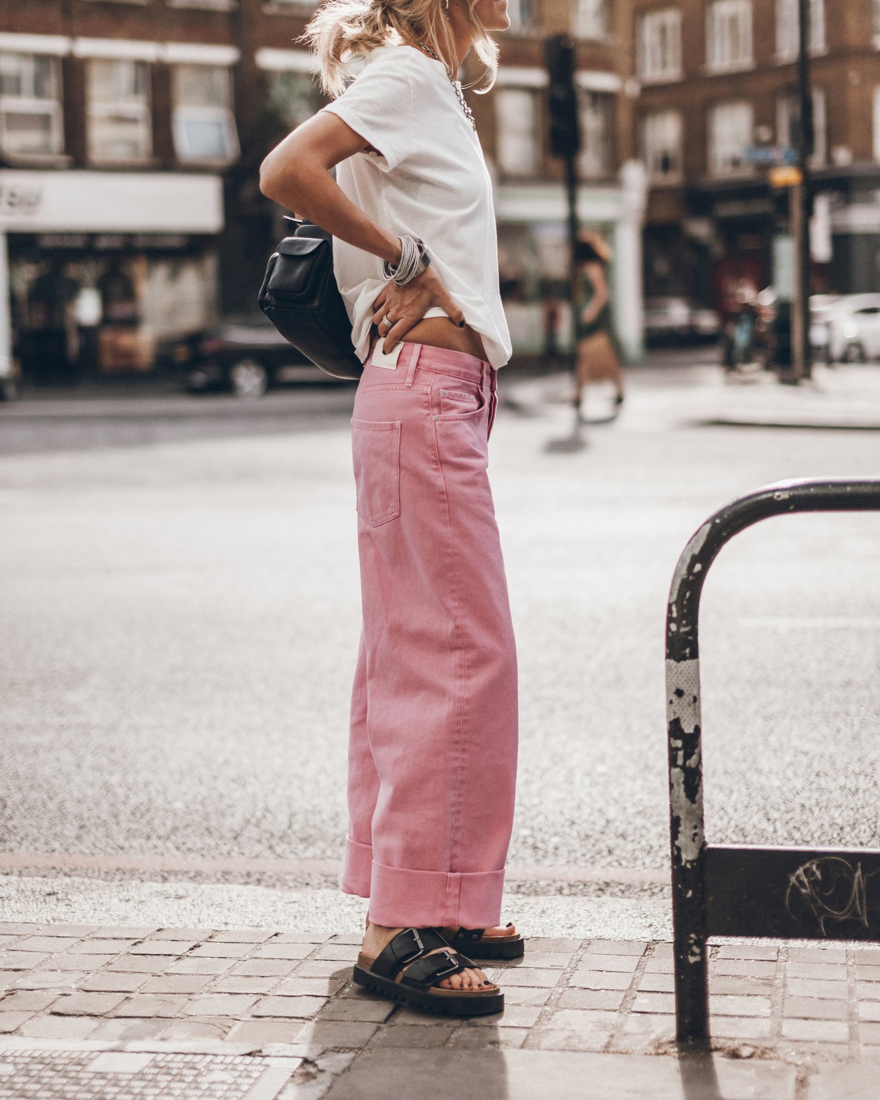 The Pink Baggy Jeans