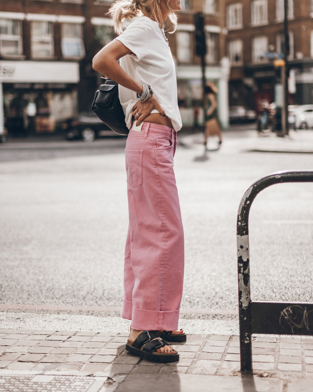 The Pink Baggy Jeans