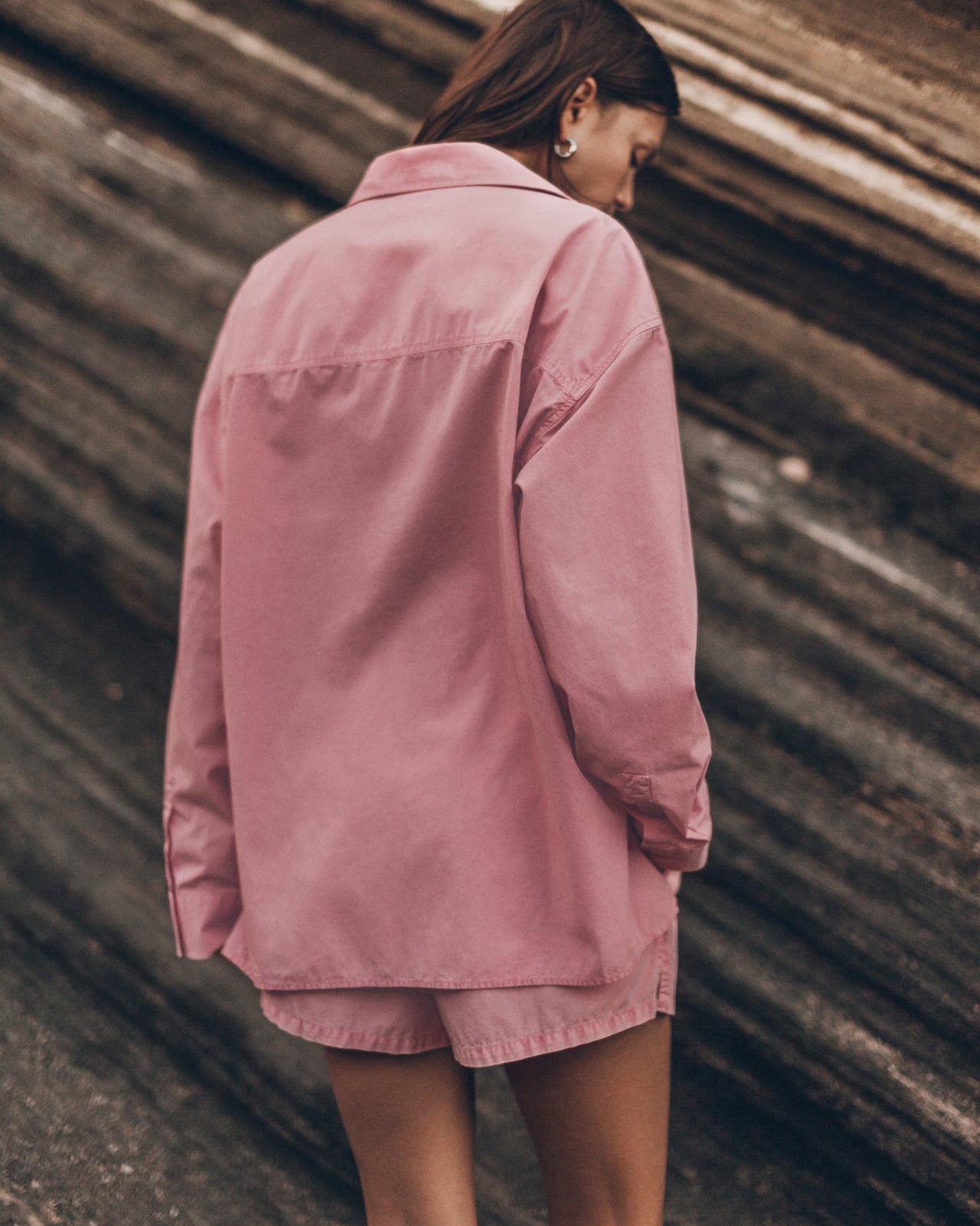 The Pink Cotton Oversized Shirt
