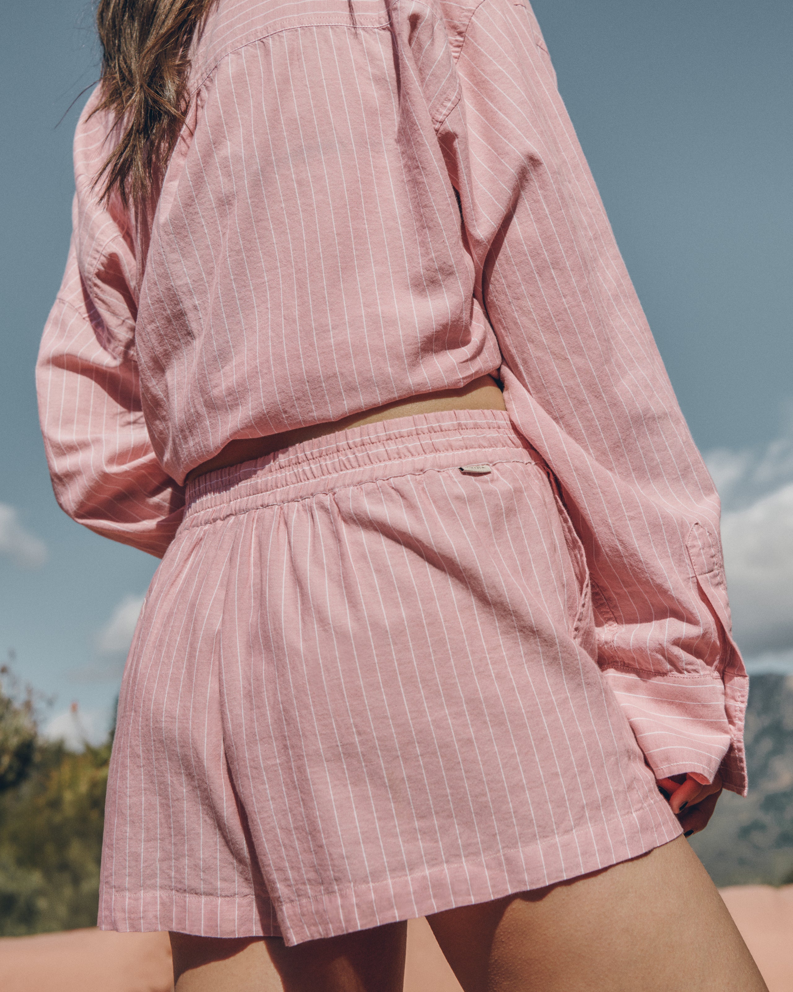 The Pink Striped Shorts