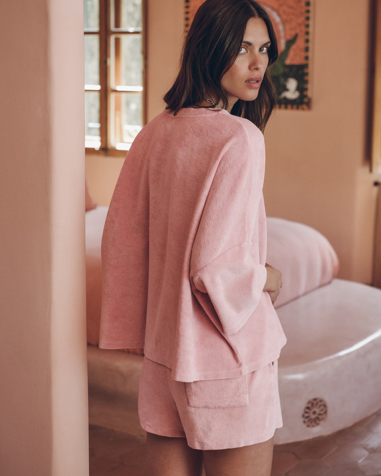 The Pink Towelling T-Shirt