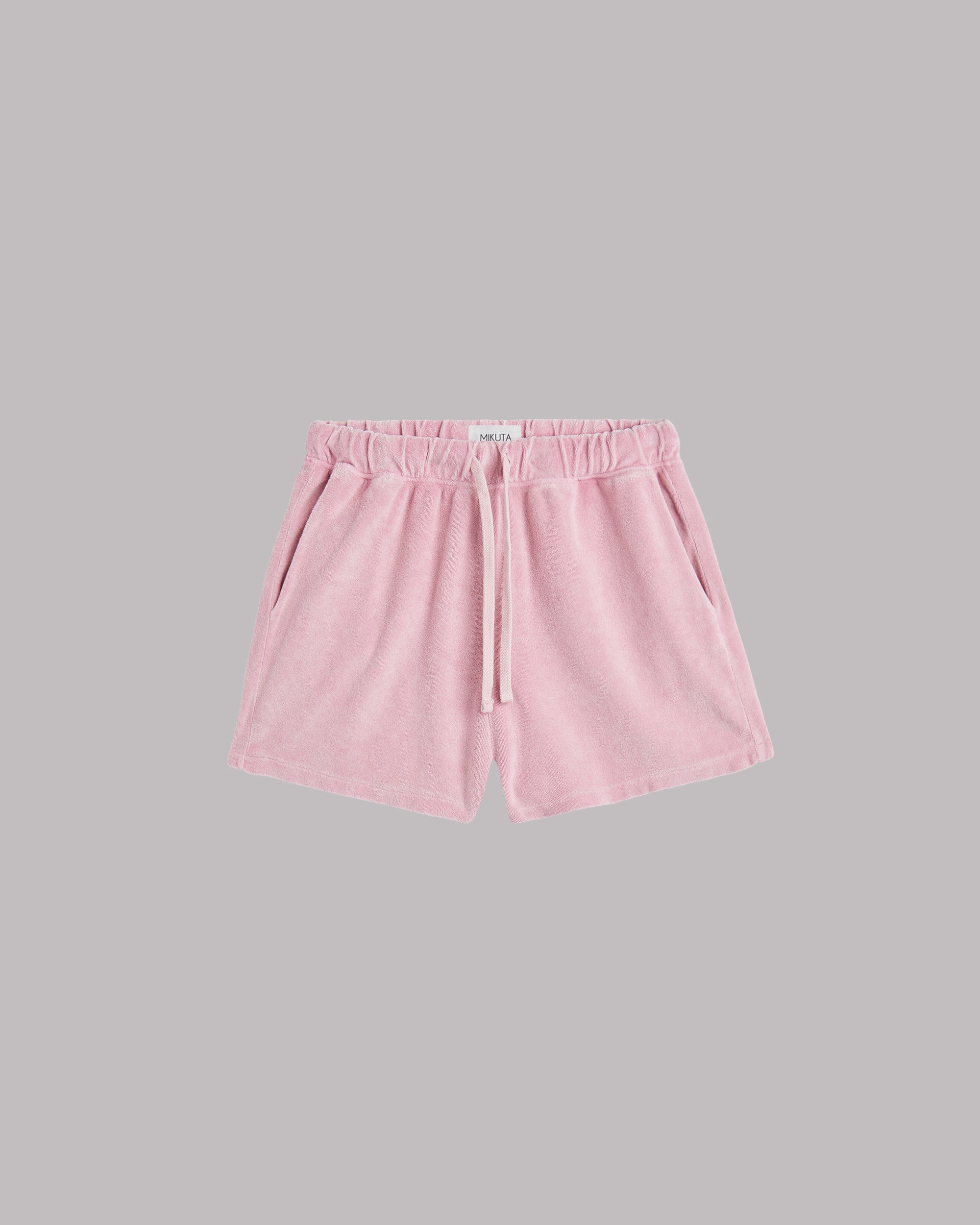 The Pink Towelling Co-Ord Shorts
