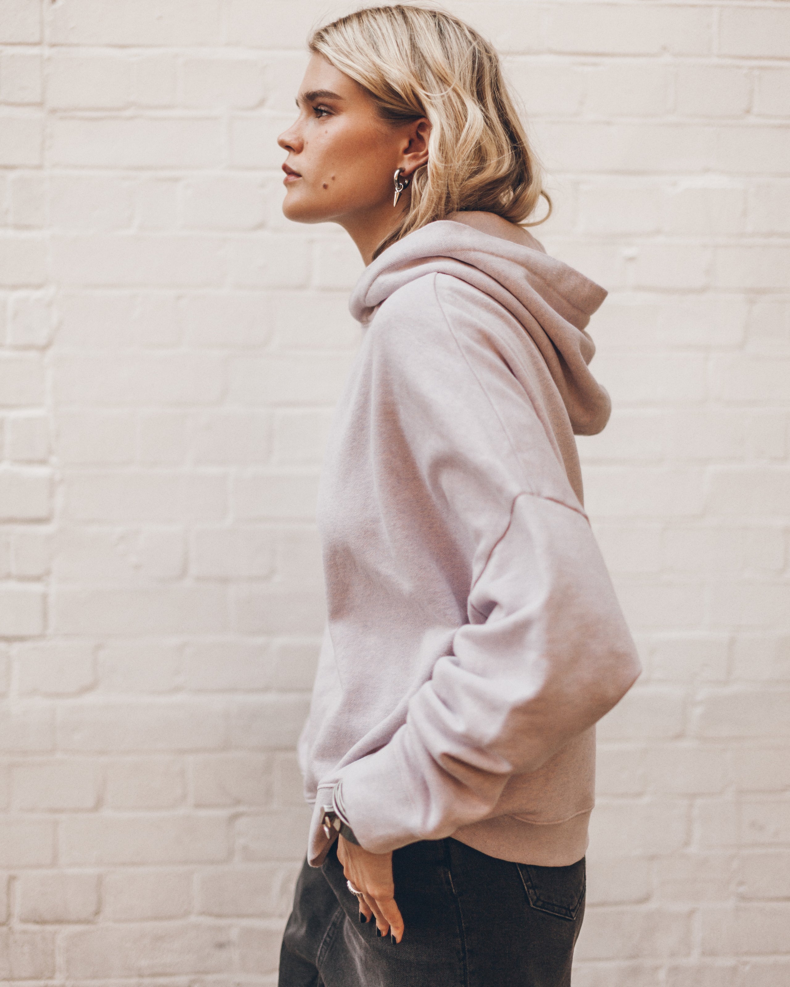 The Pink Washed Oversized Hoodie