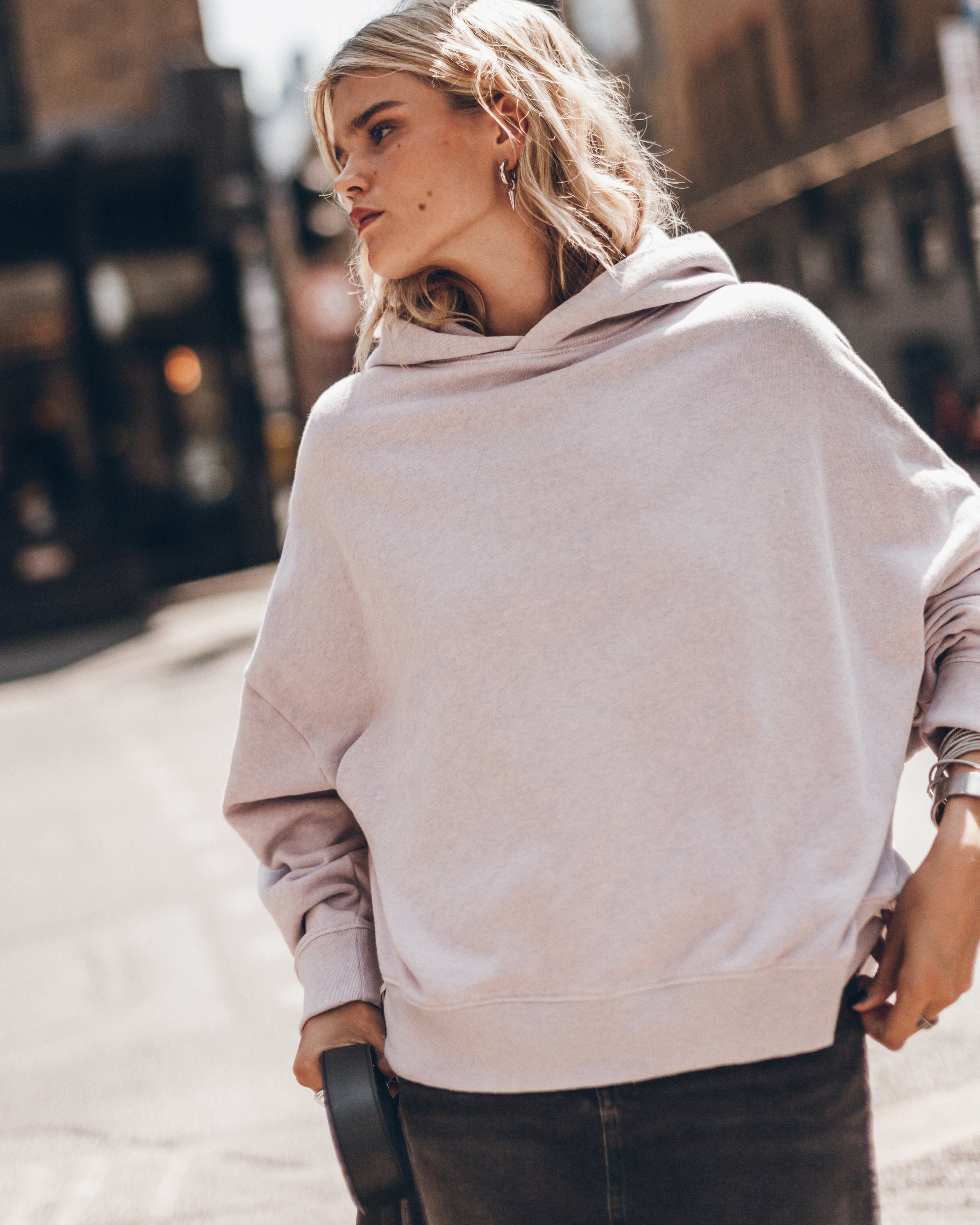 The Pink Washed Oversized Hoodie
