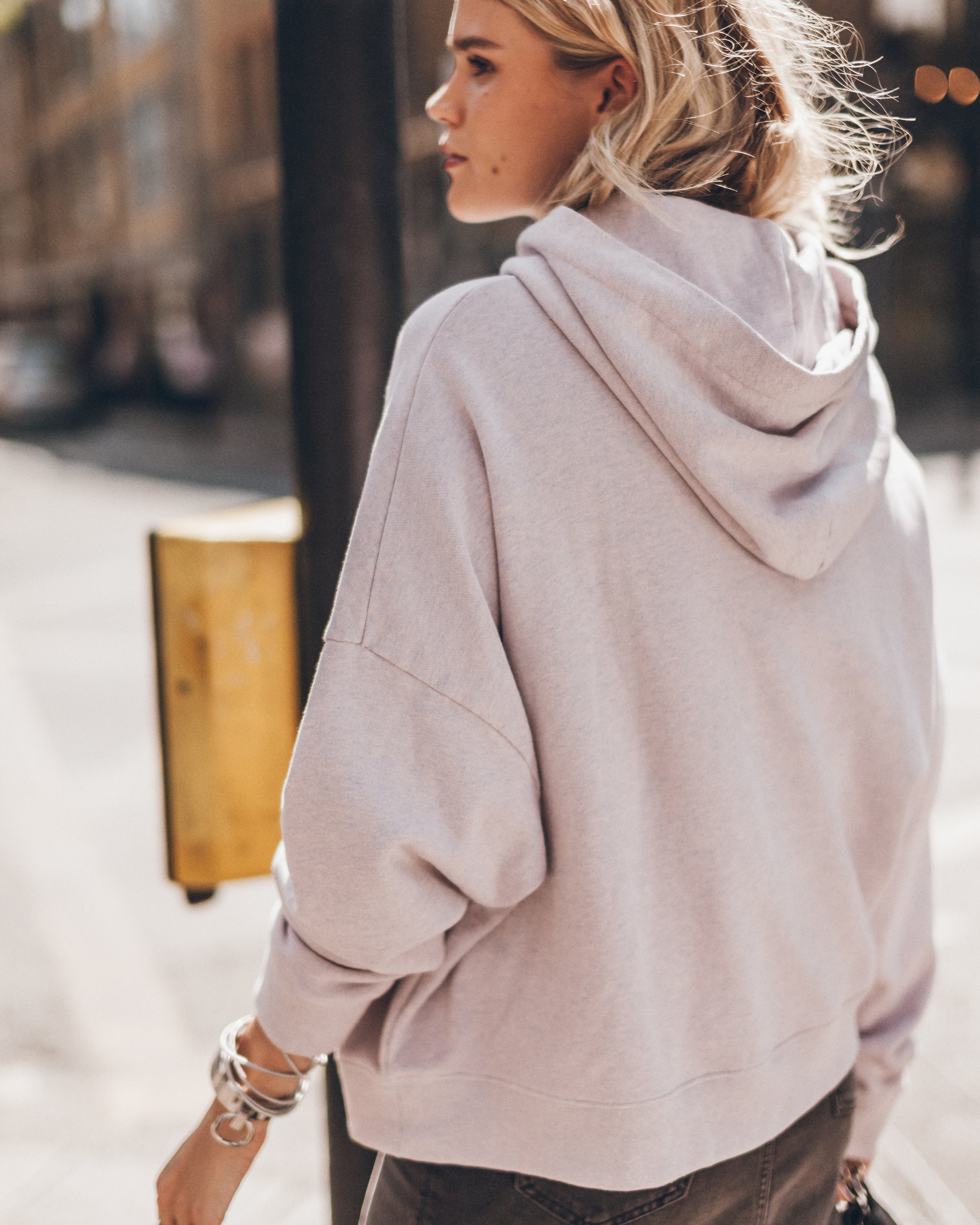 The Pink Washed Oversized Hoodie