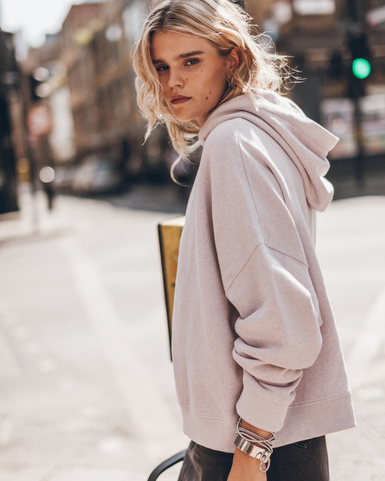 The Pink Washed Oversized Hoodie