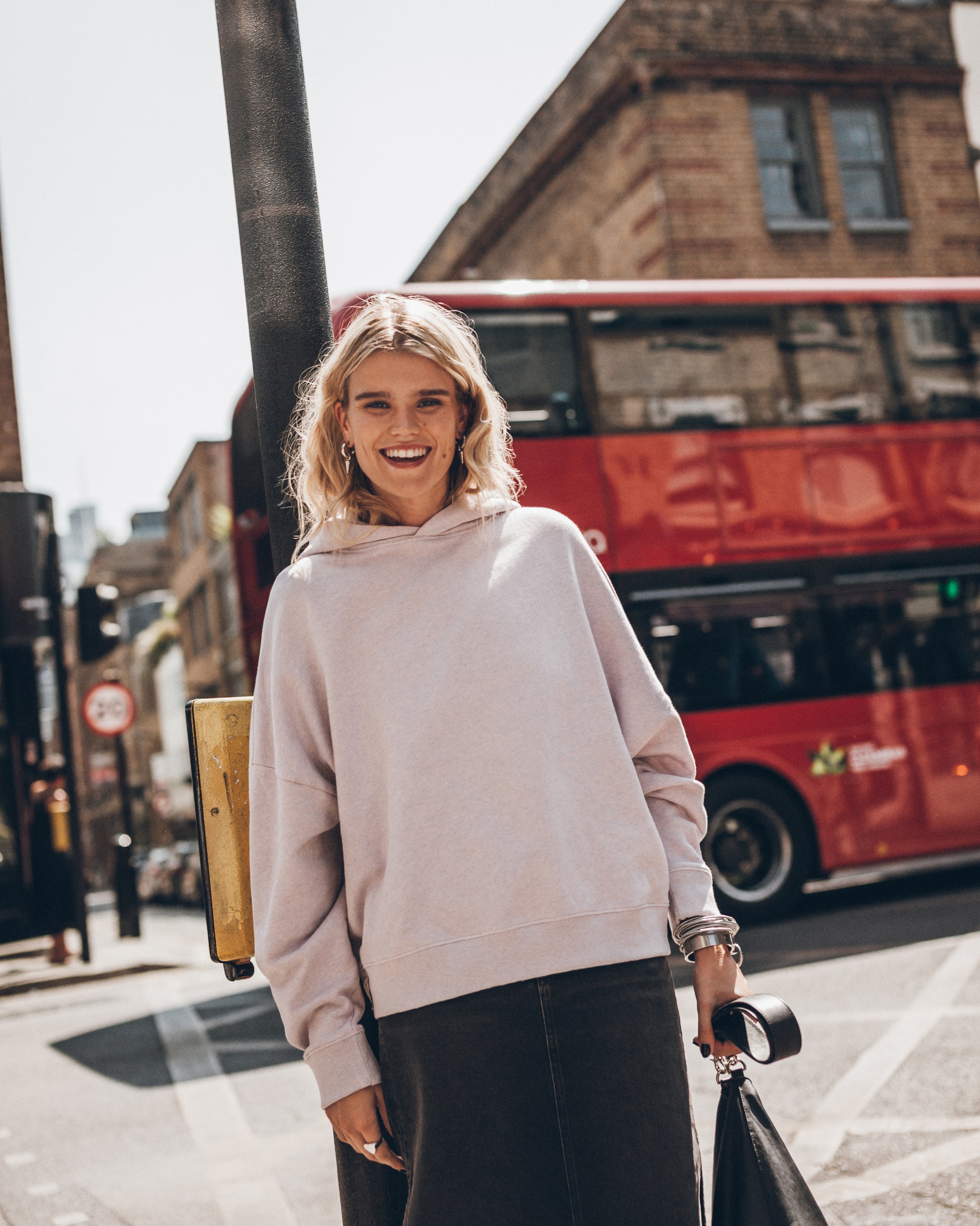 The Pink Washed Oversized Hoodie