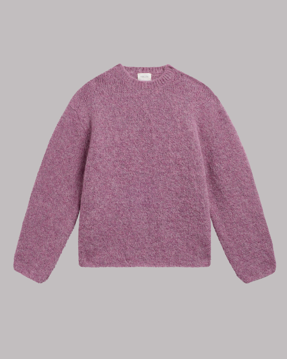 The Purple Fluffy Alpaca Knit Sweater