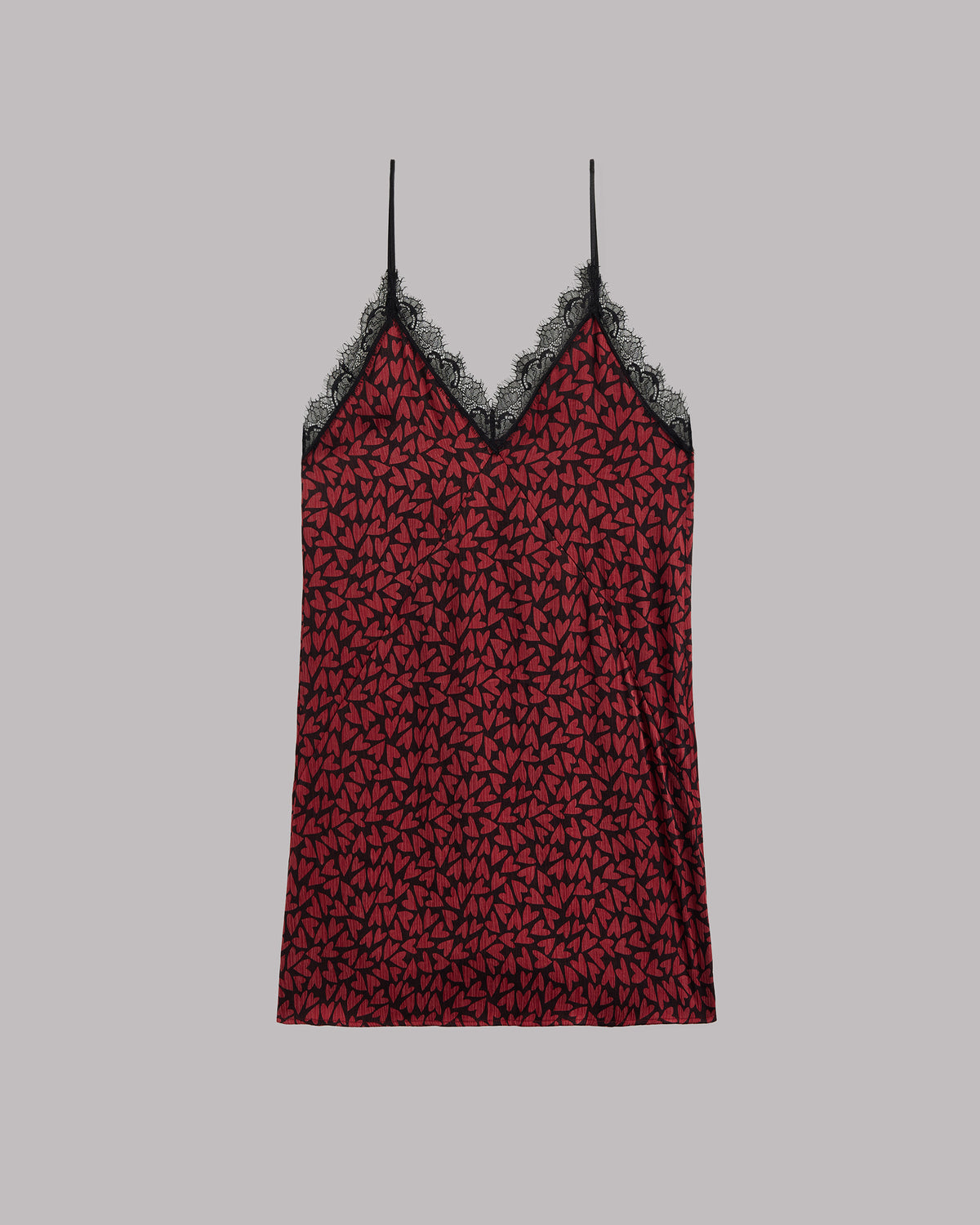 MIKUTA | The Red Hearts Crinkle Dress