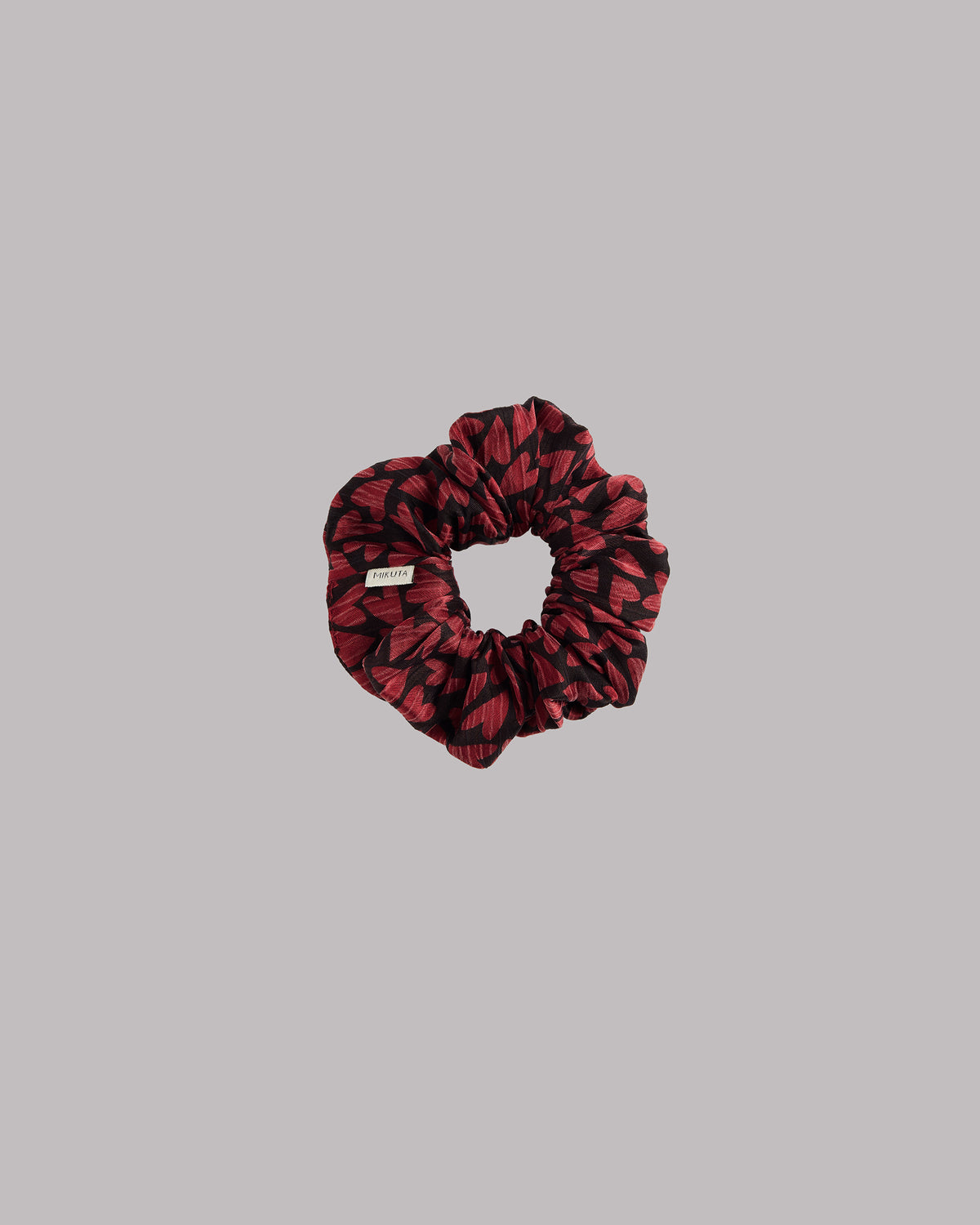 Hearts Crinkle Scrunchie