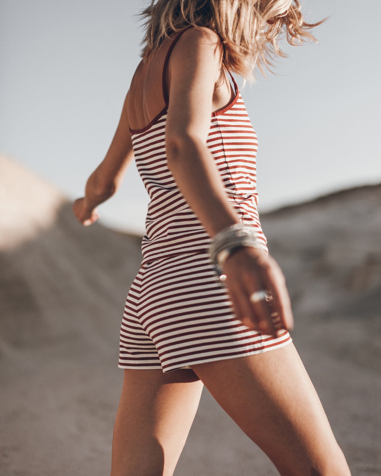 The Russet Striped Tank Top