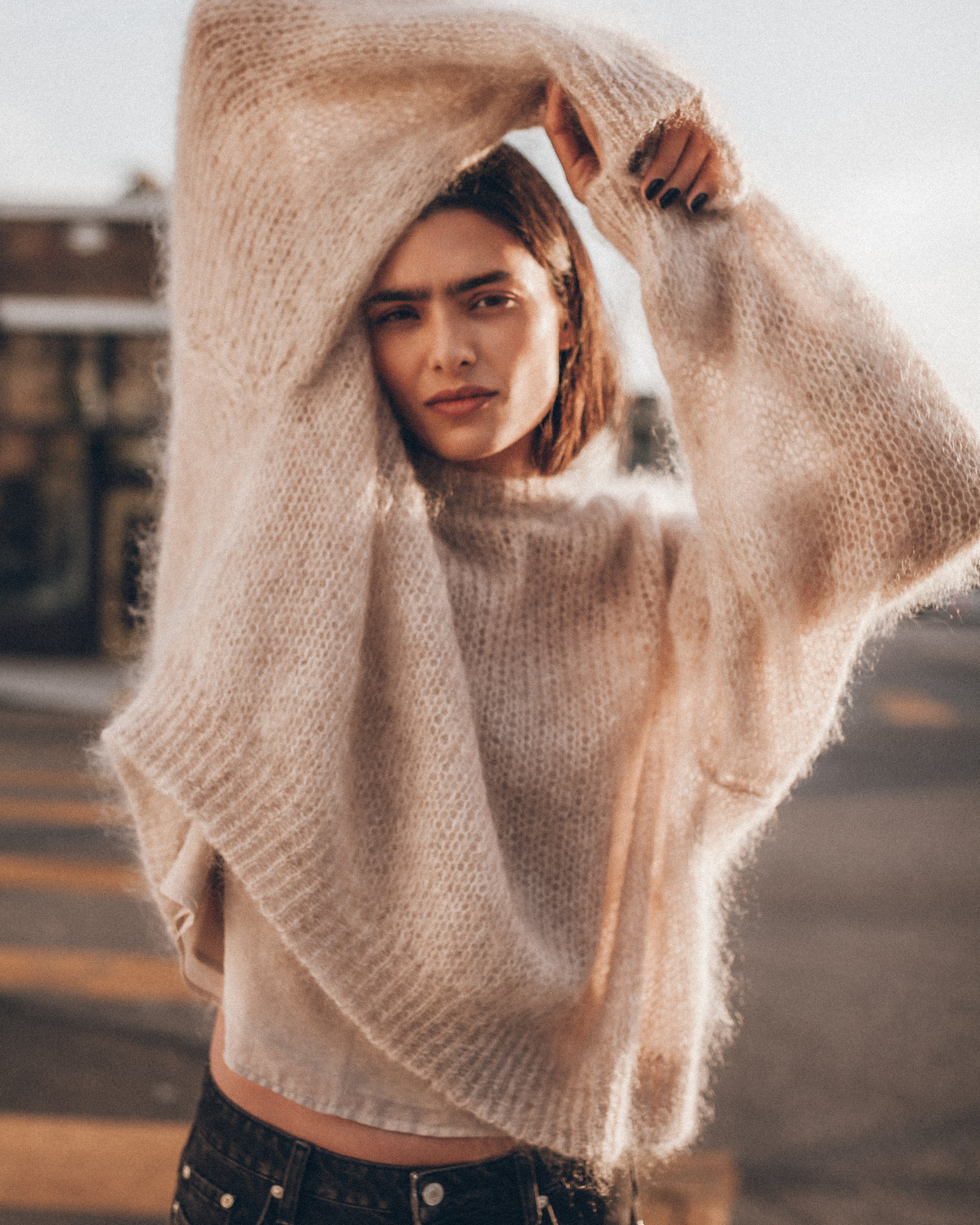 The Sand Relaxed Fine Knitted Sweater