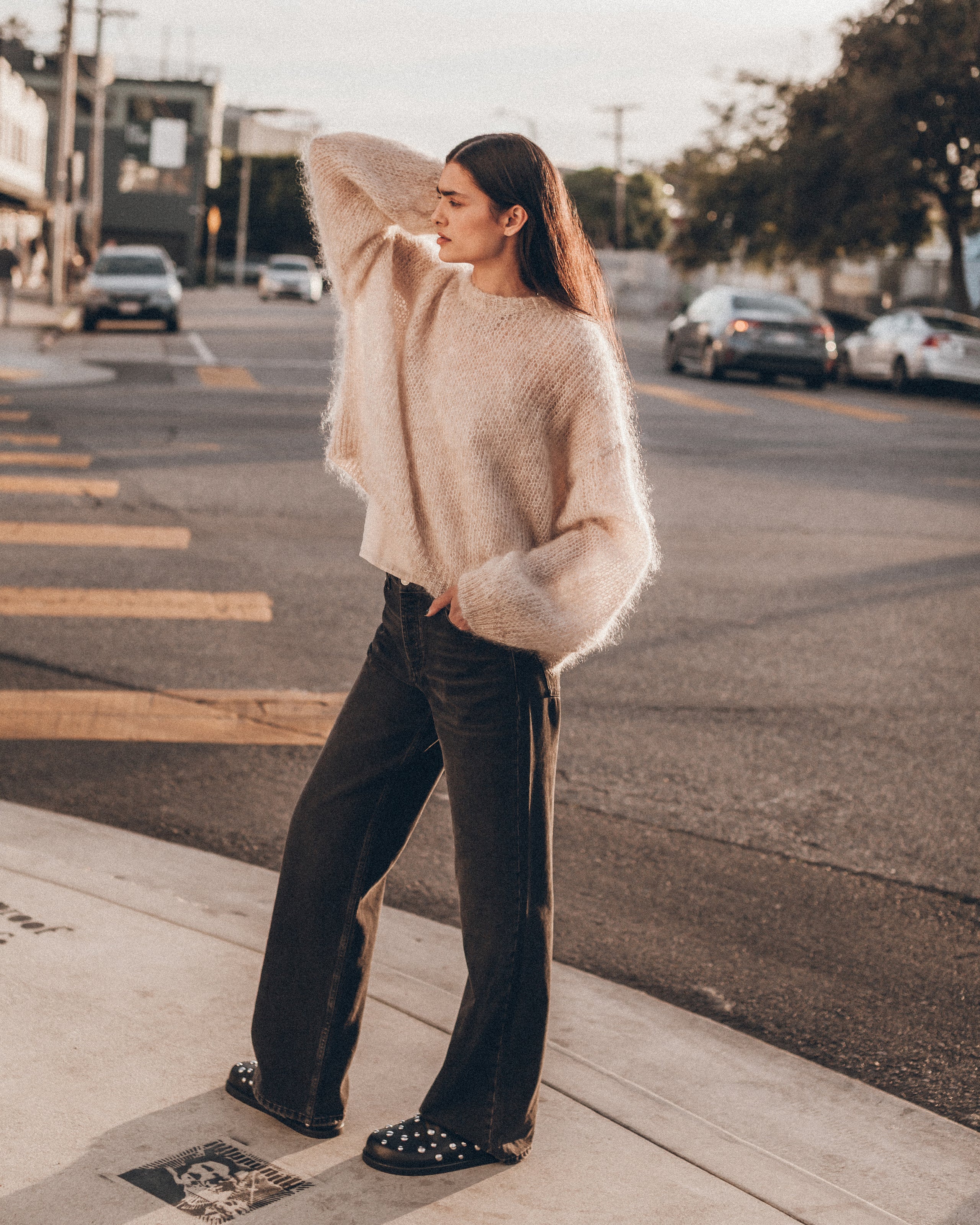 The Sand Relaxed Fine Knitted Sweater