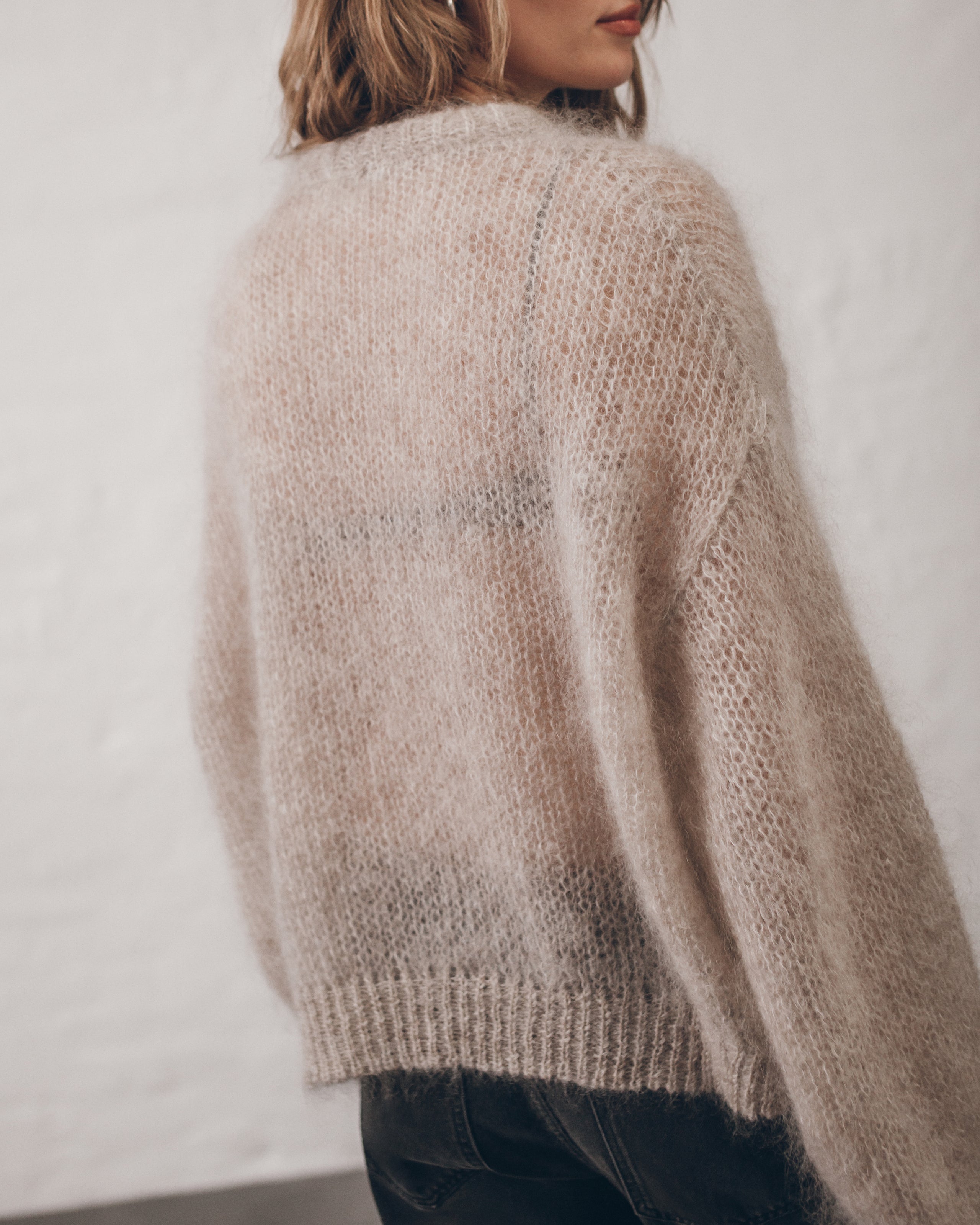 The Sand Relaxed Fine Knitted Sweater