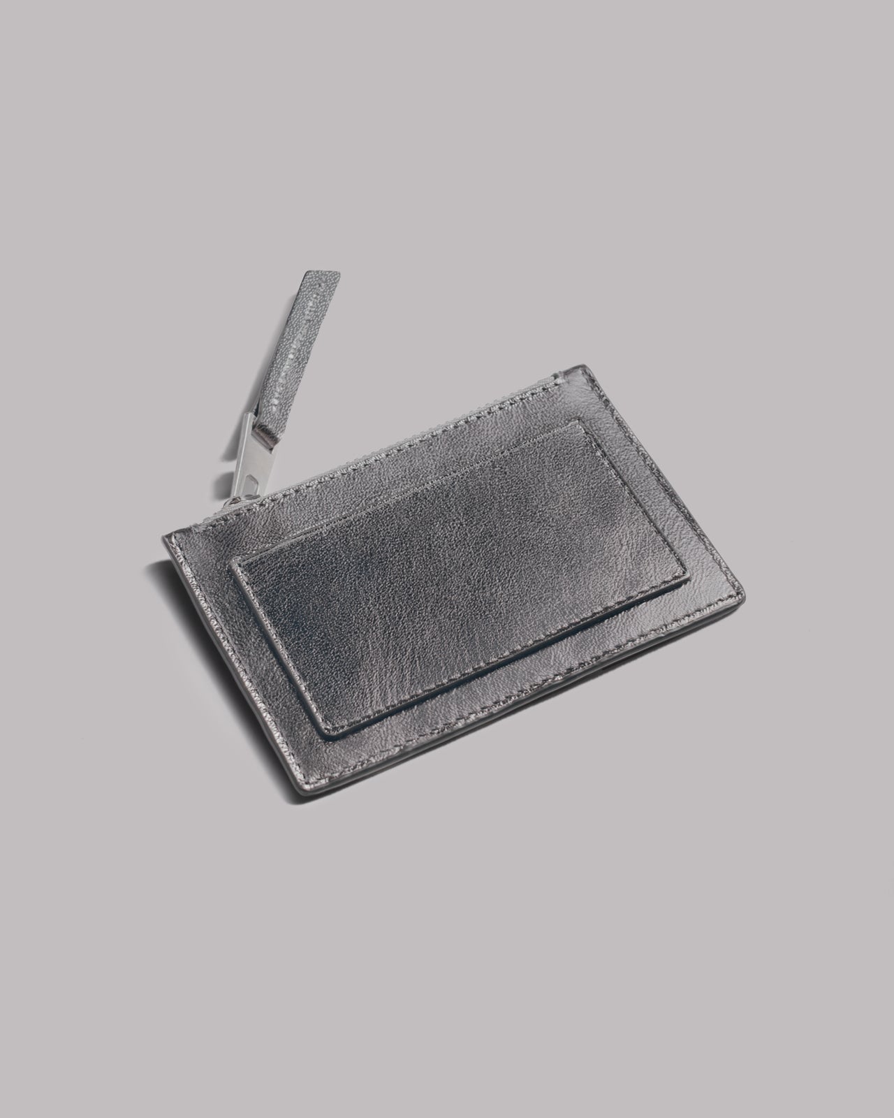 The Silver Leather Wallet