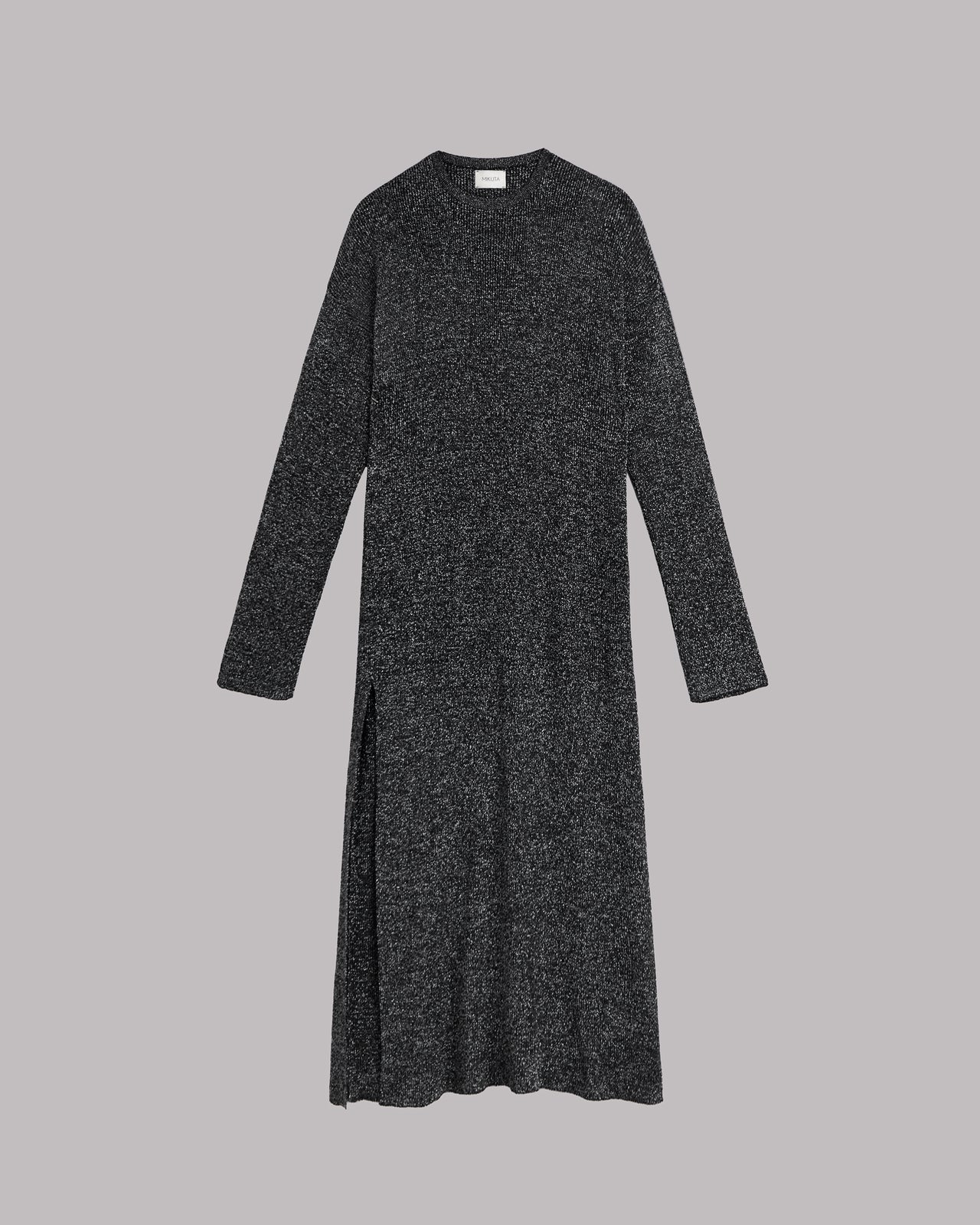 The Silver Sparkly Loose Longsleeve Dress