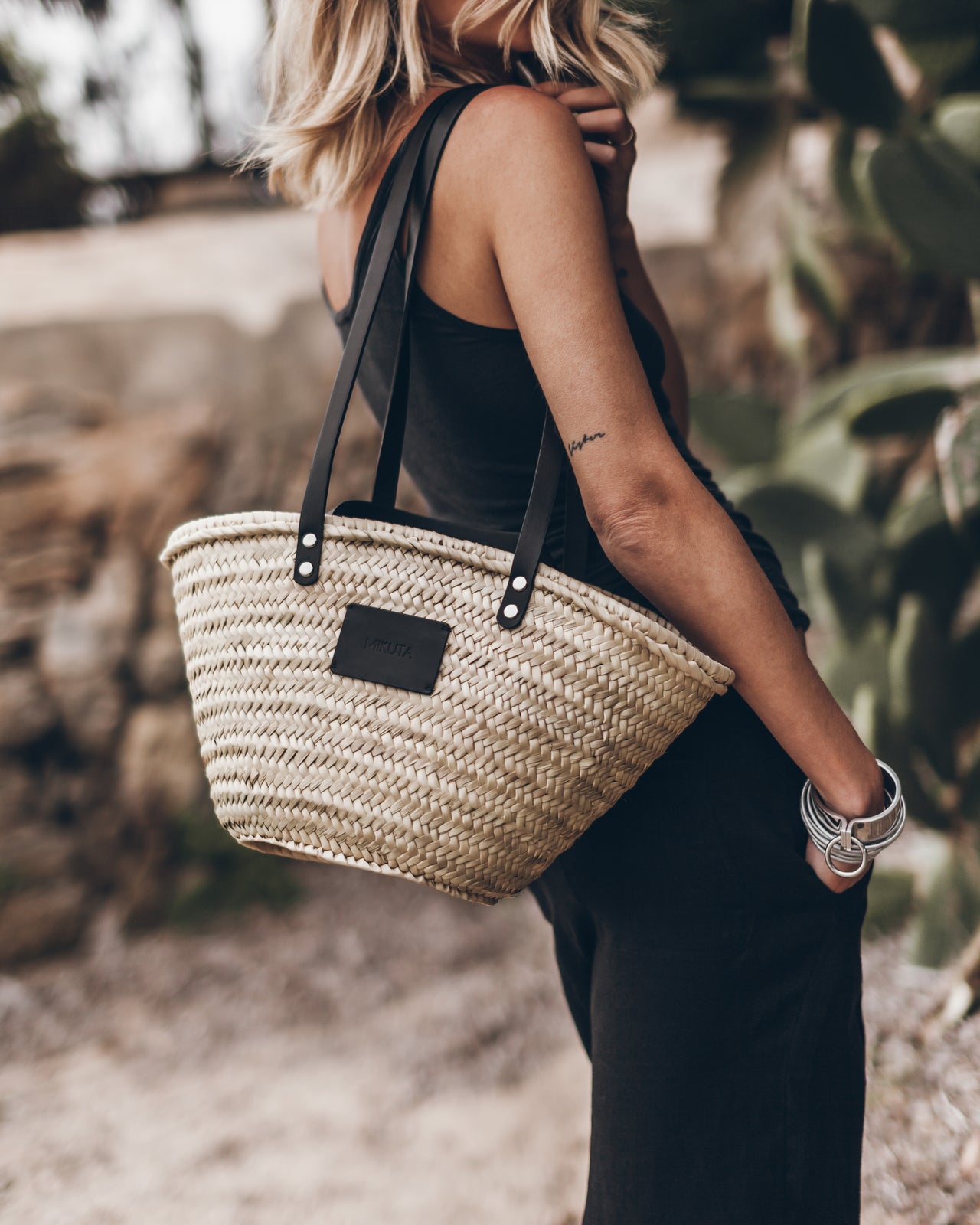 The Black Loose Linen Pants
