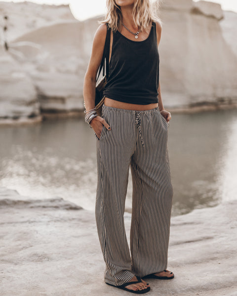 MIKUTA | The Striped Breezy Pants