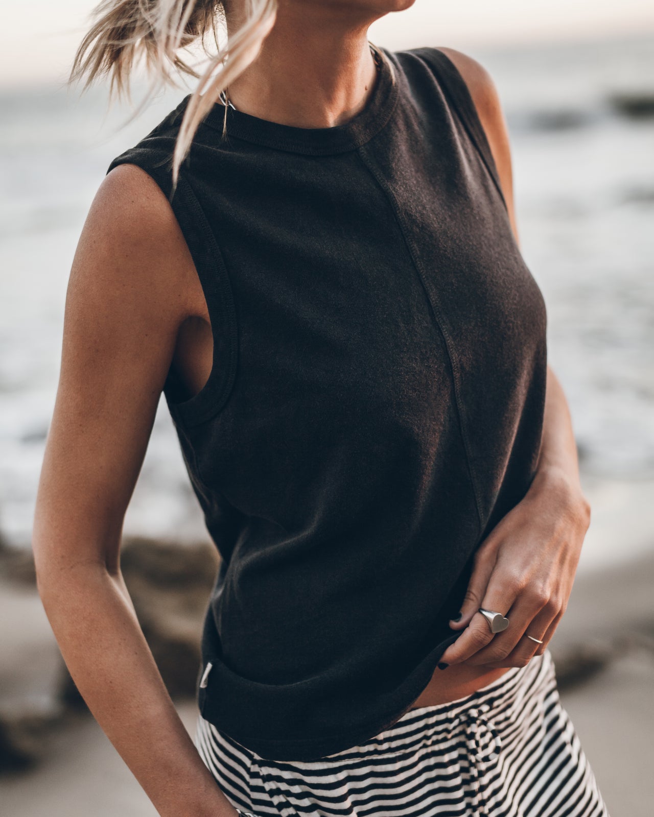 The Dark Loose Tank Top