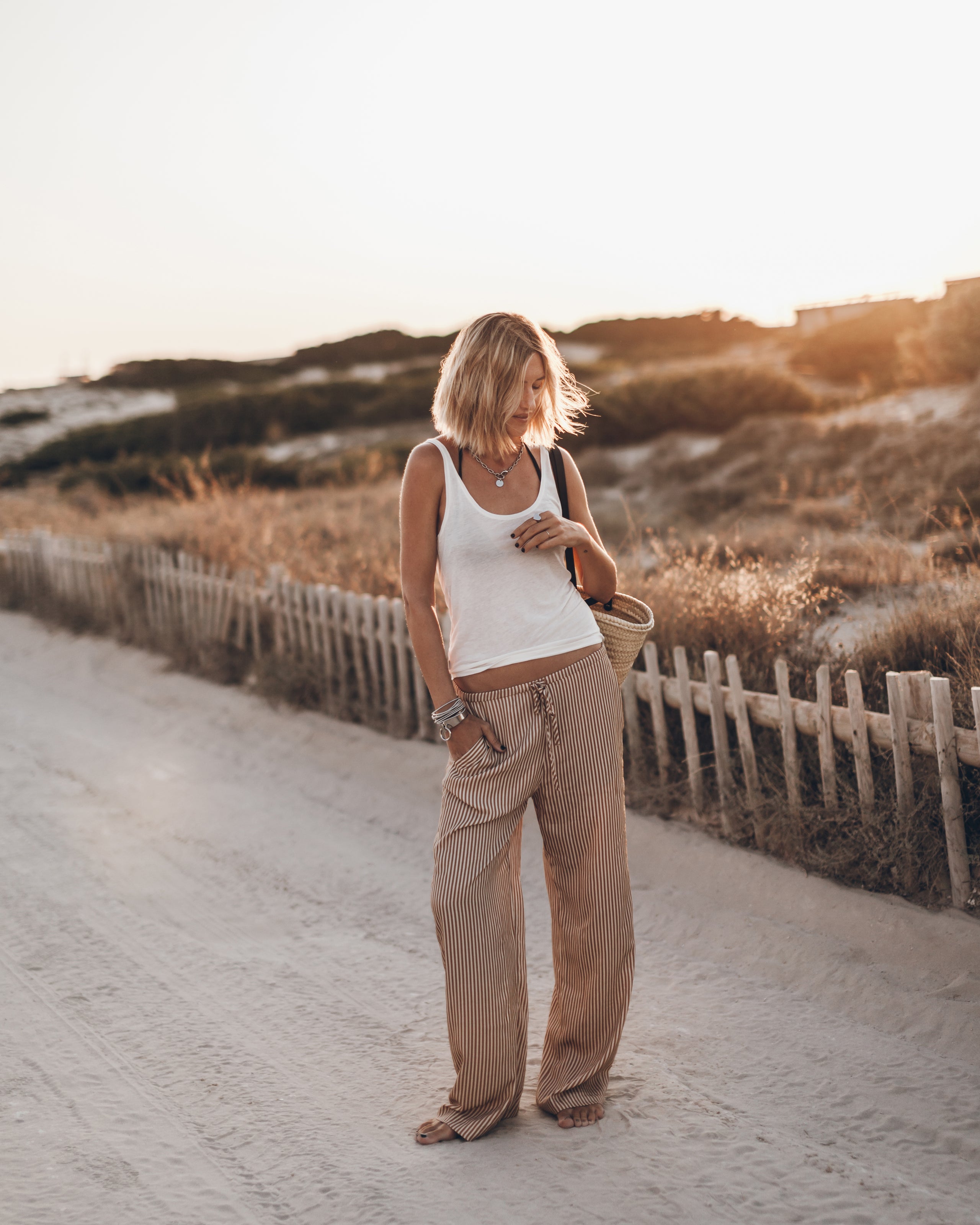 The Striped Breezy Pants