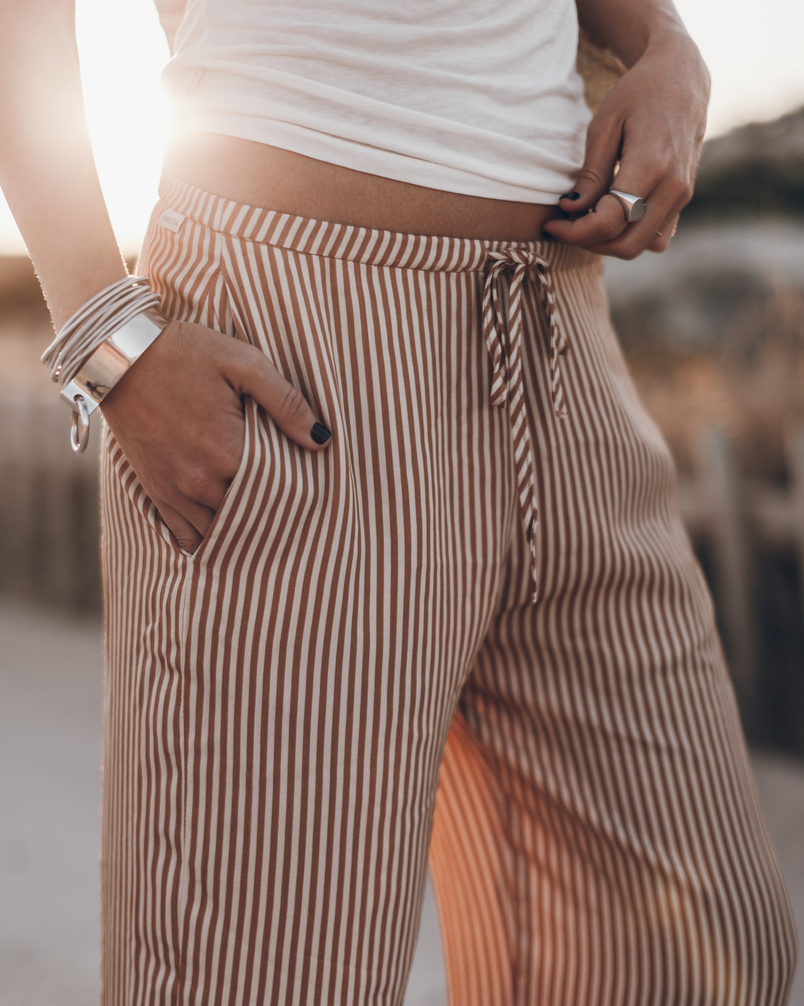 The Striped Breezy Pants