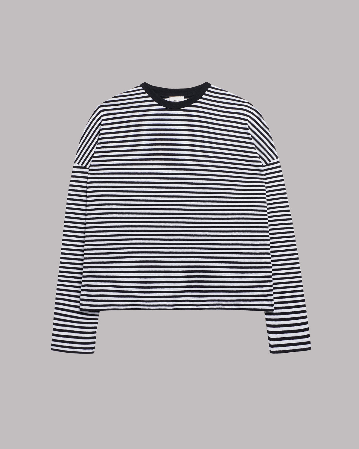 The Striped Cotton Linen Loose Longsleeve
