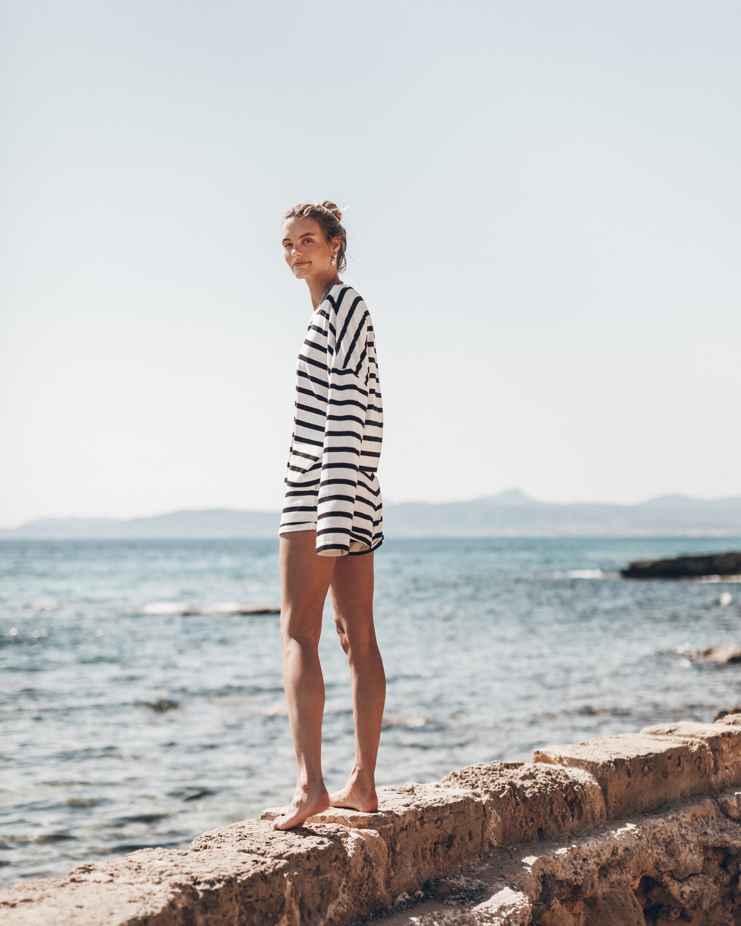 The Striped Loose Cotton Longsleeve