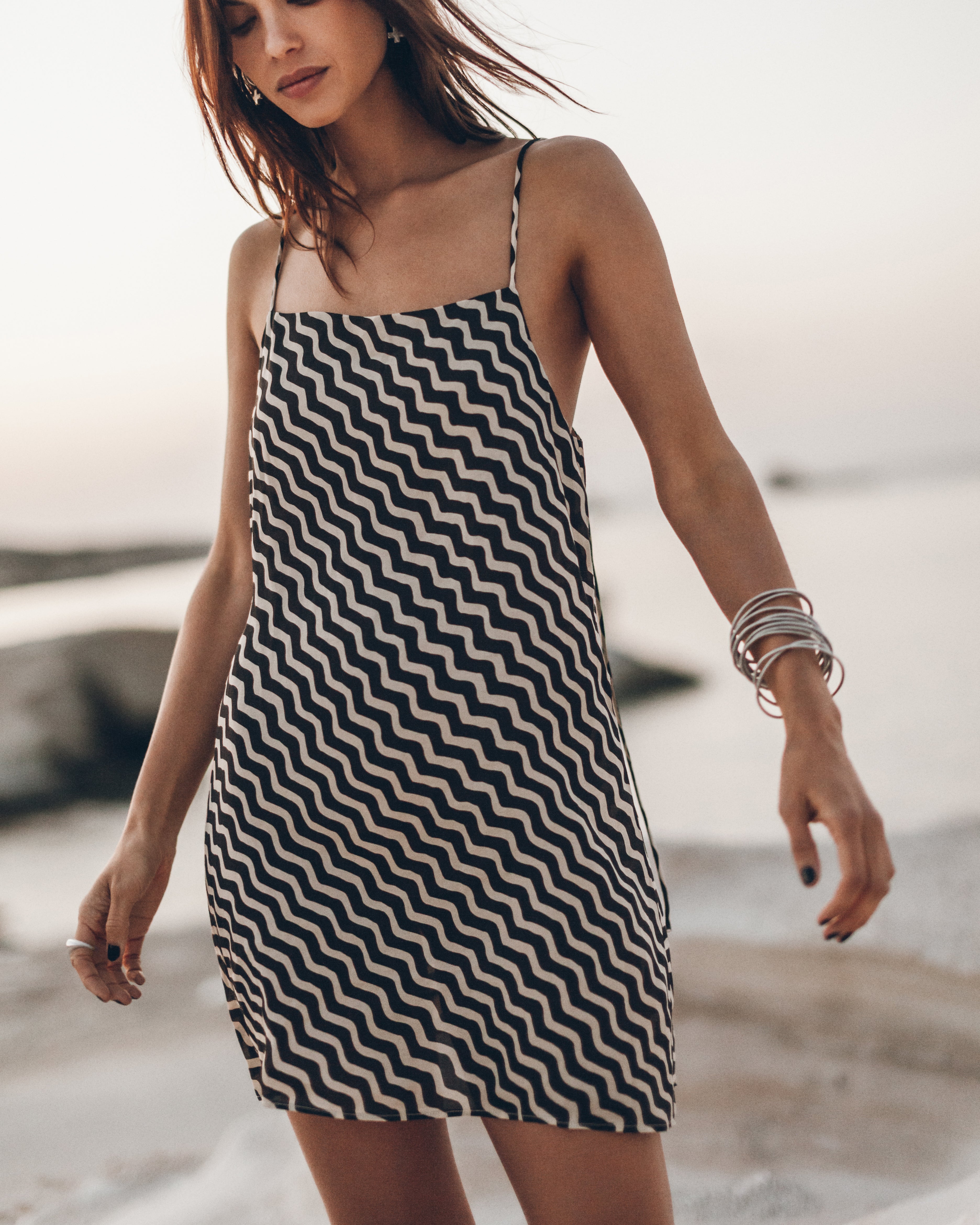 slip dress sheer Gem embellished mesh slip dress in black - Oseree