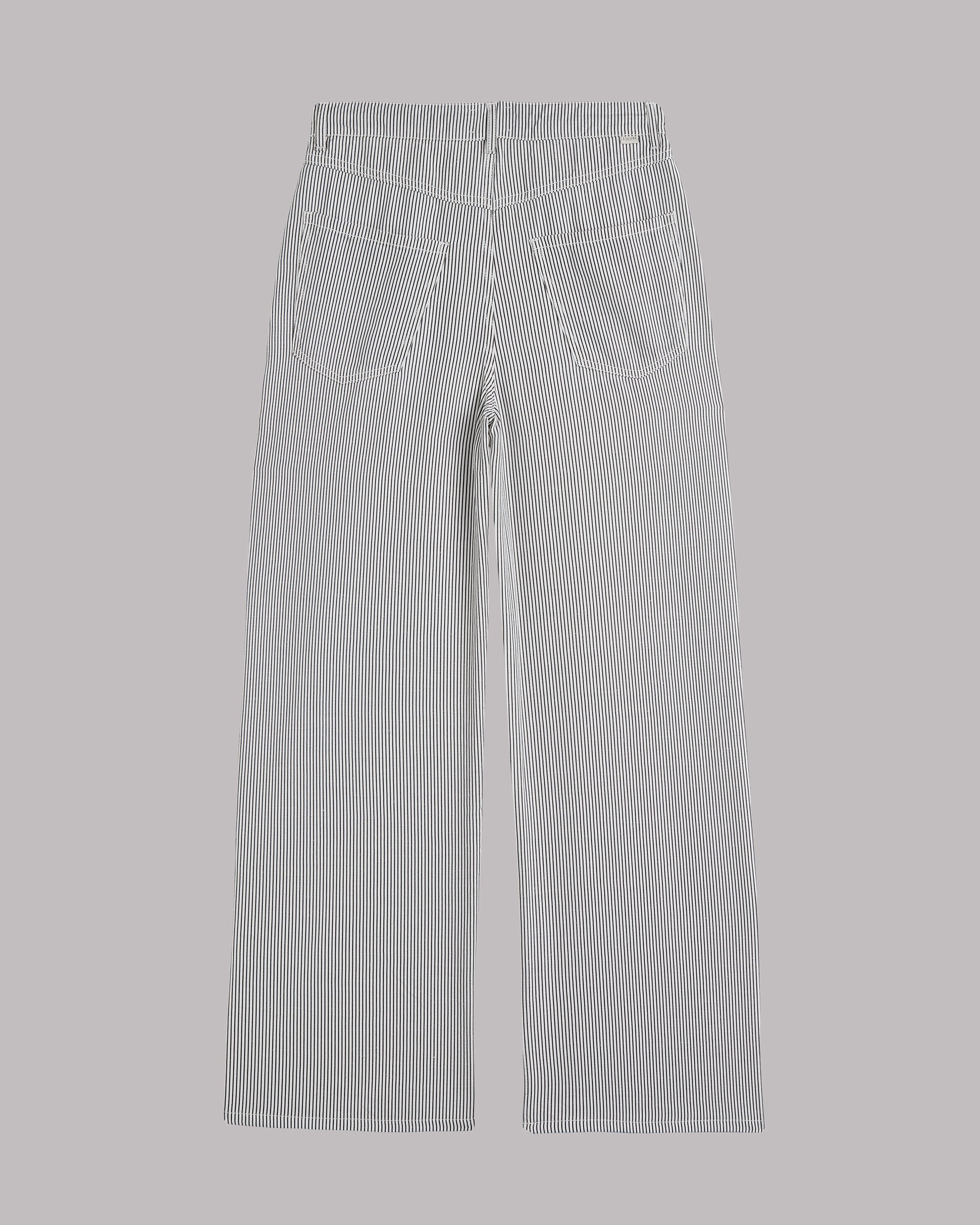 The Striped Tied Waist Pants