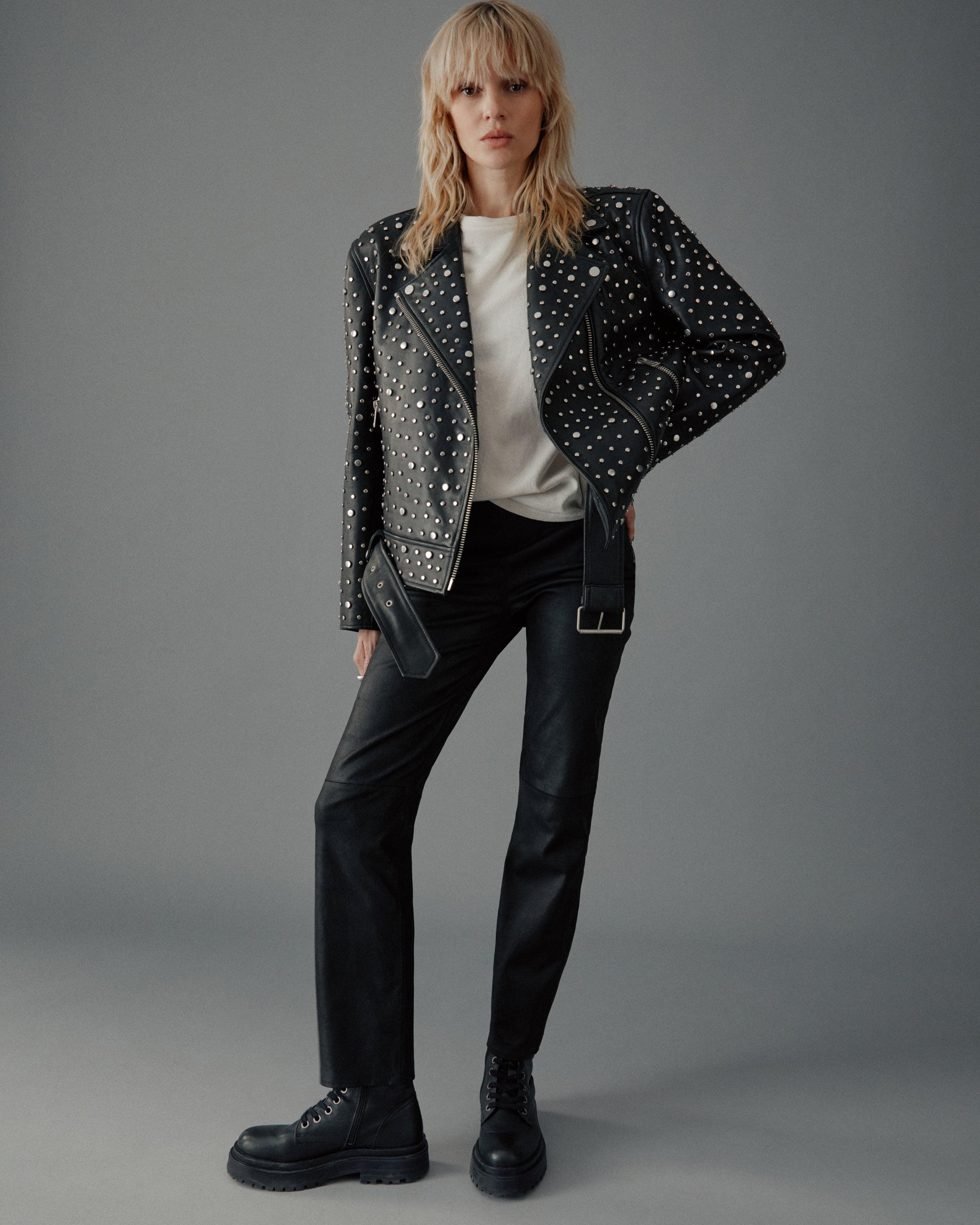 The Studded Leather Jacket