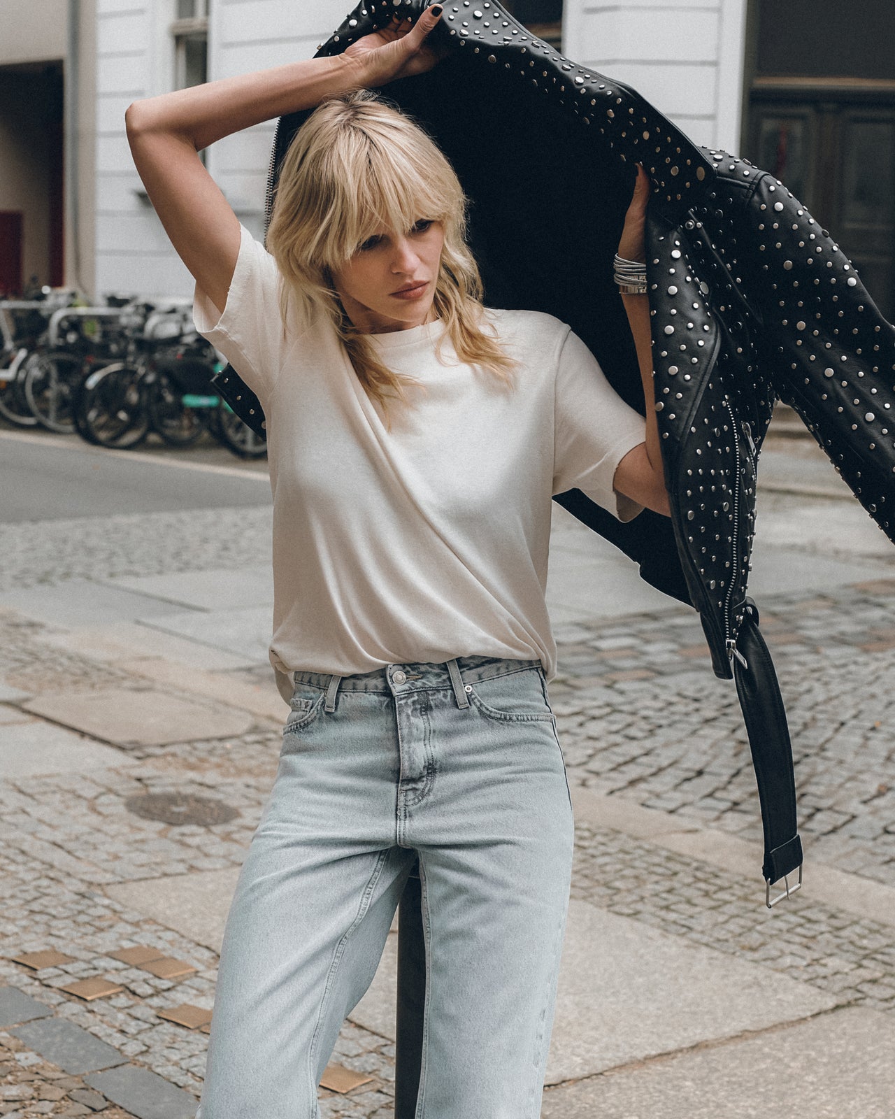 The Off White Dry Cotton Vintage T-Shirt