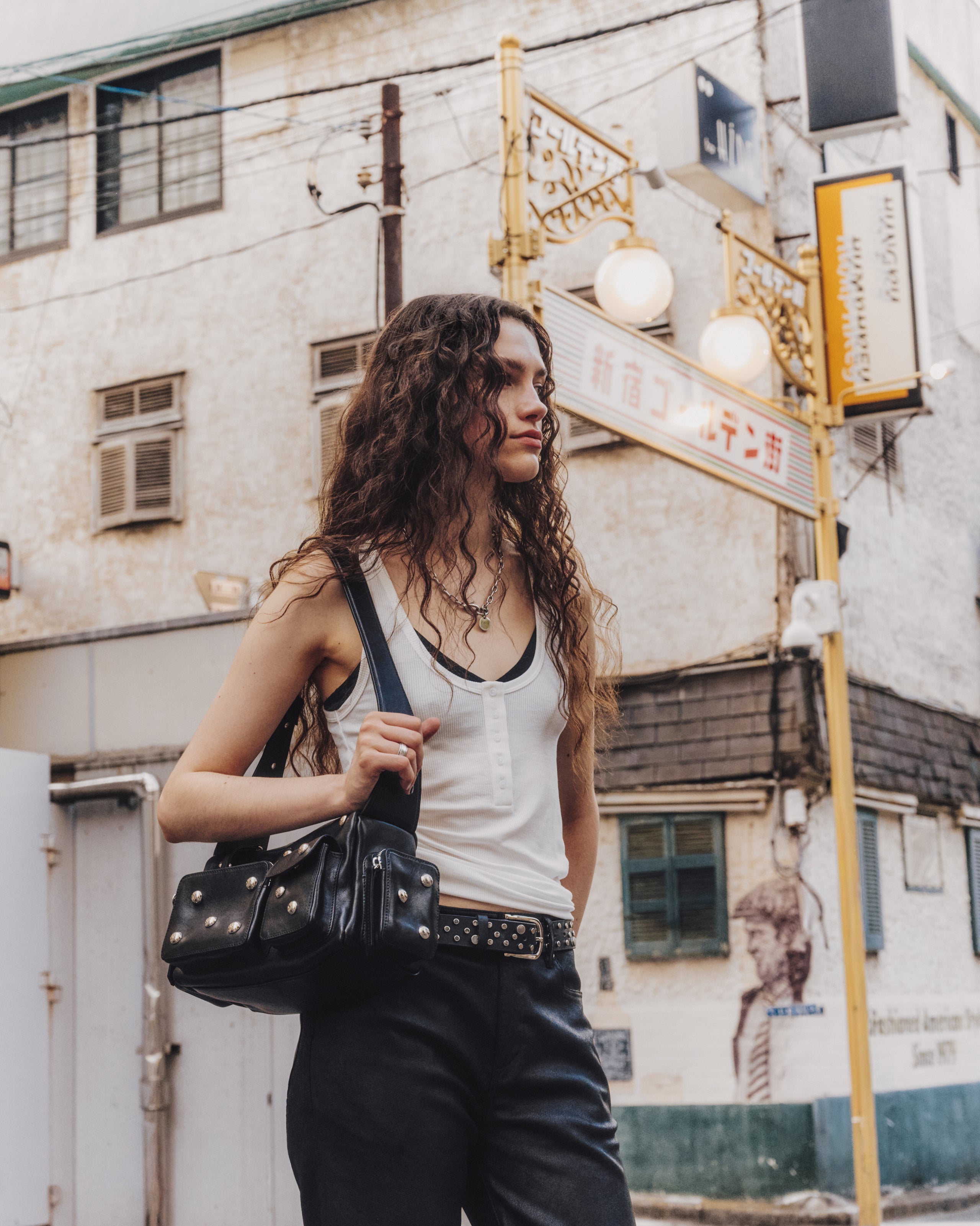 The White Buttoned Tank Top