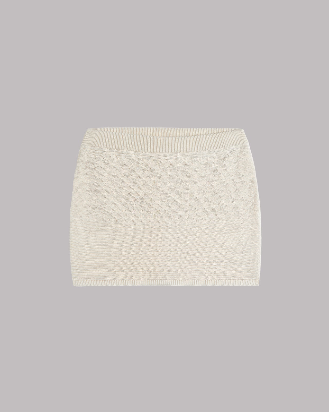 The White Crochet Skirt