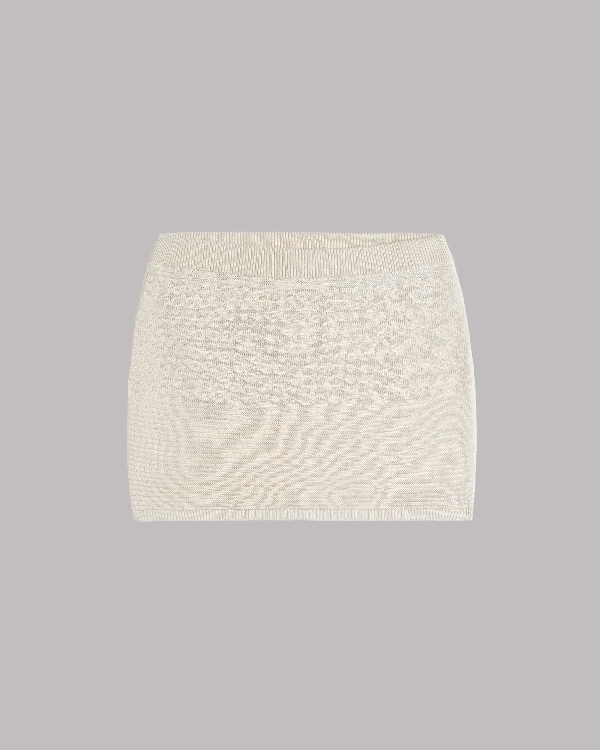 The White Crochet Skirt