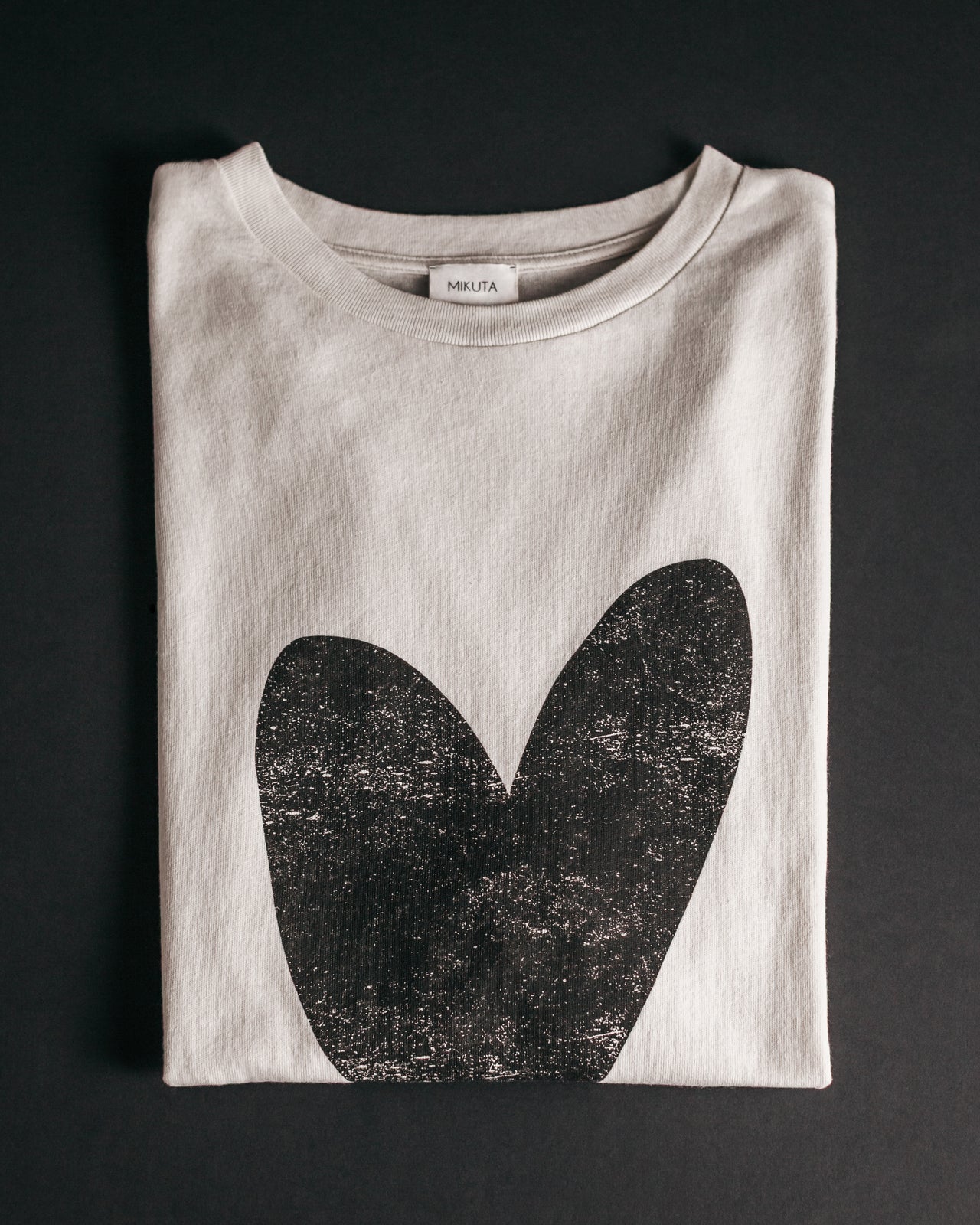 The White Heart Unisex Shirt Product Shot - Product photo